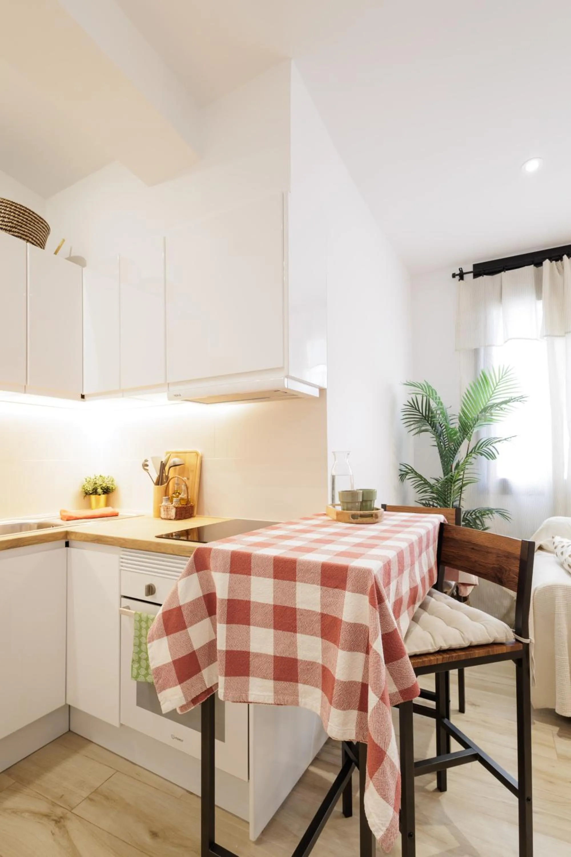 Kitchen or kitchenette in Apartament a Sant Celoni, Montseny, Barcelona