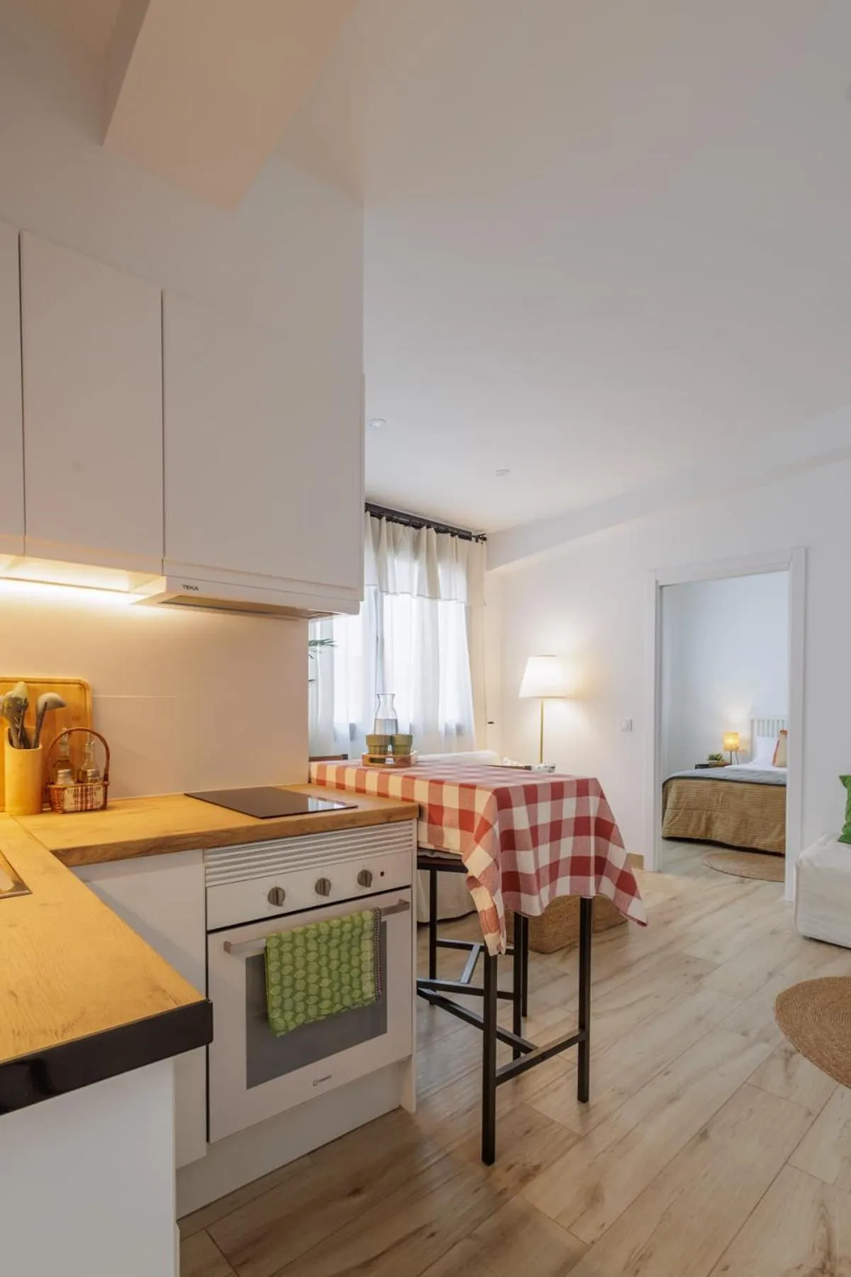 Kitchen or kitchenette in Apartament a Sant Celoni, Montseny, Barcelona