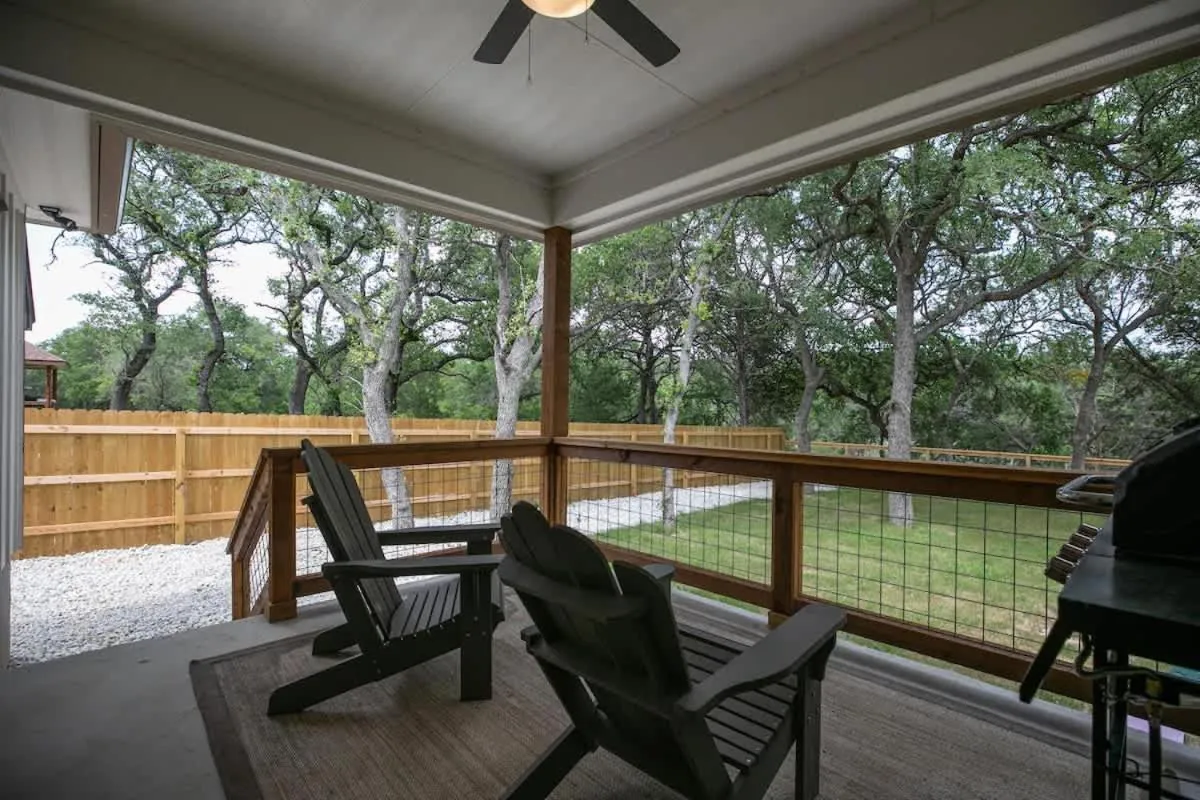 Balcony/Terrace in Pristine 3-bedroom Home Near Canyon Lake!