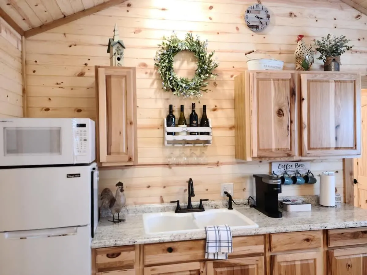 Coffee/tea facilities in Stunning Cabin Right on Main St!
