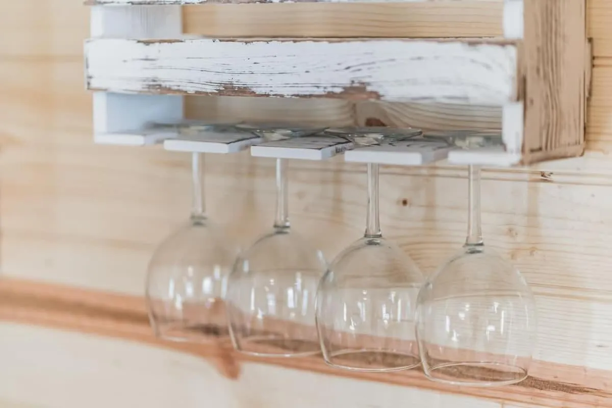 Kitchen or kitchenette in Stunning Cabin Right on Main St!