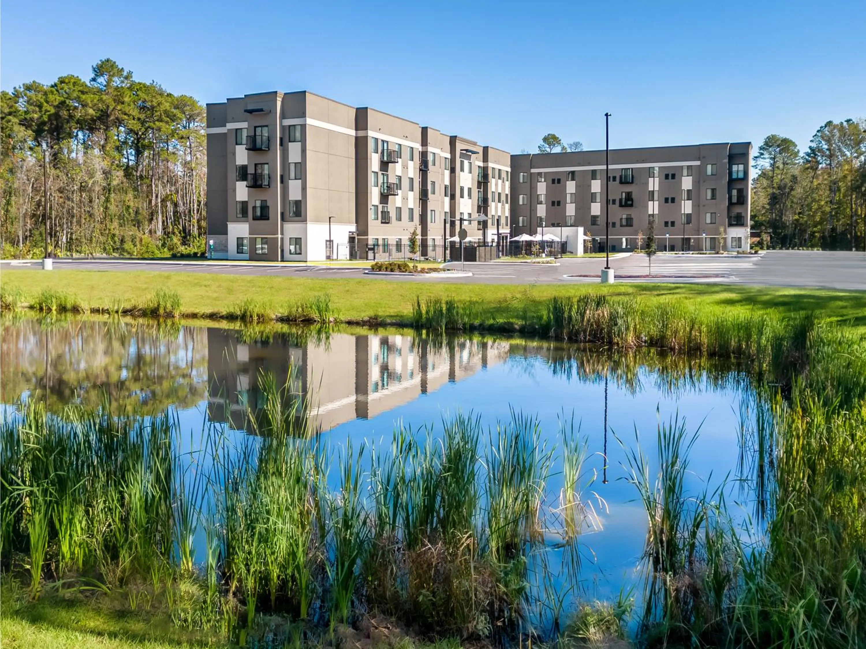 Property building in WaterWalk Extended Stay by Wyndham Jacksonville Deerwood Pk
