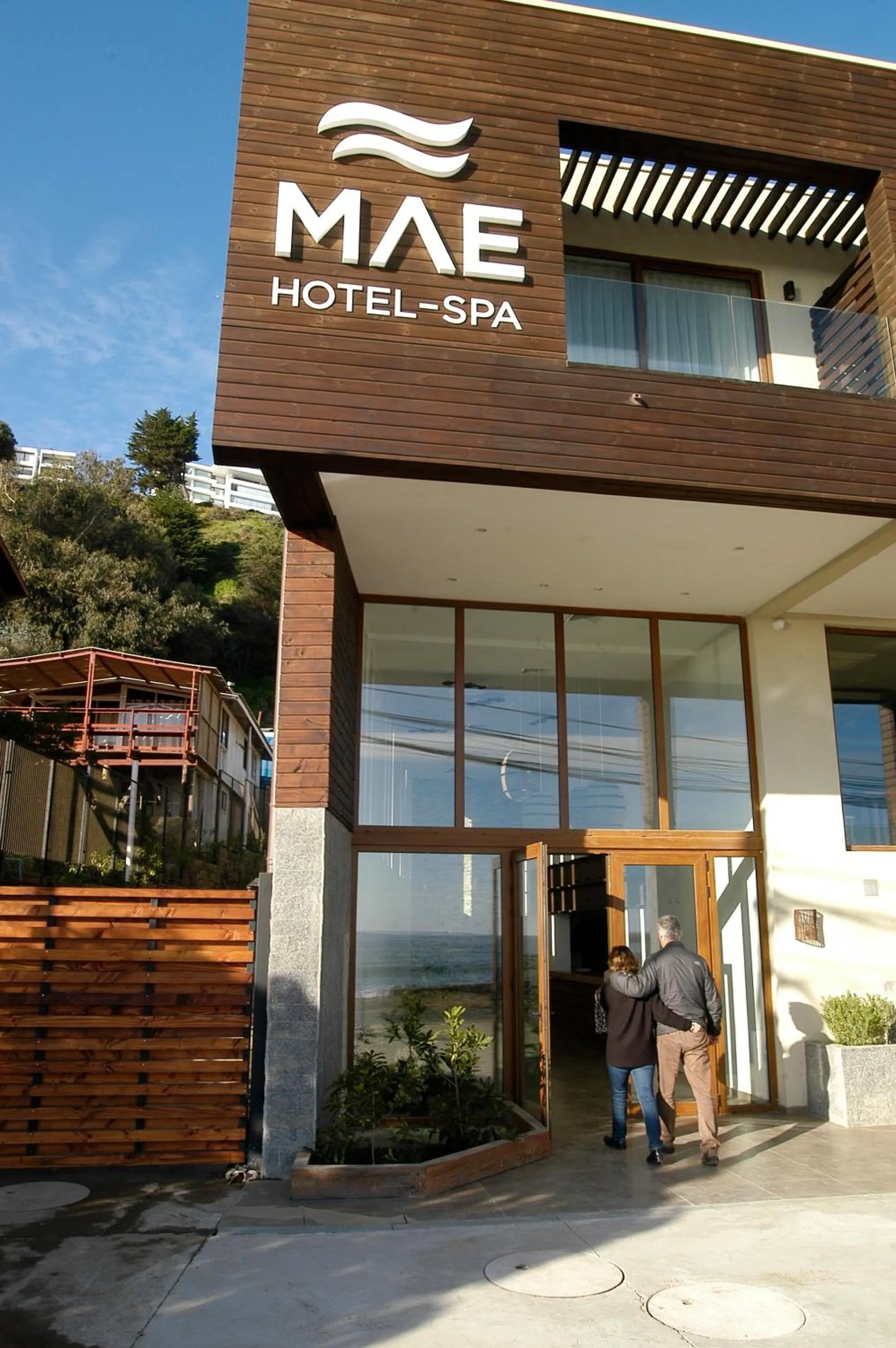 Facade/entrance in Hotel Mae