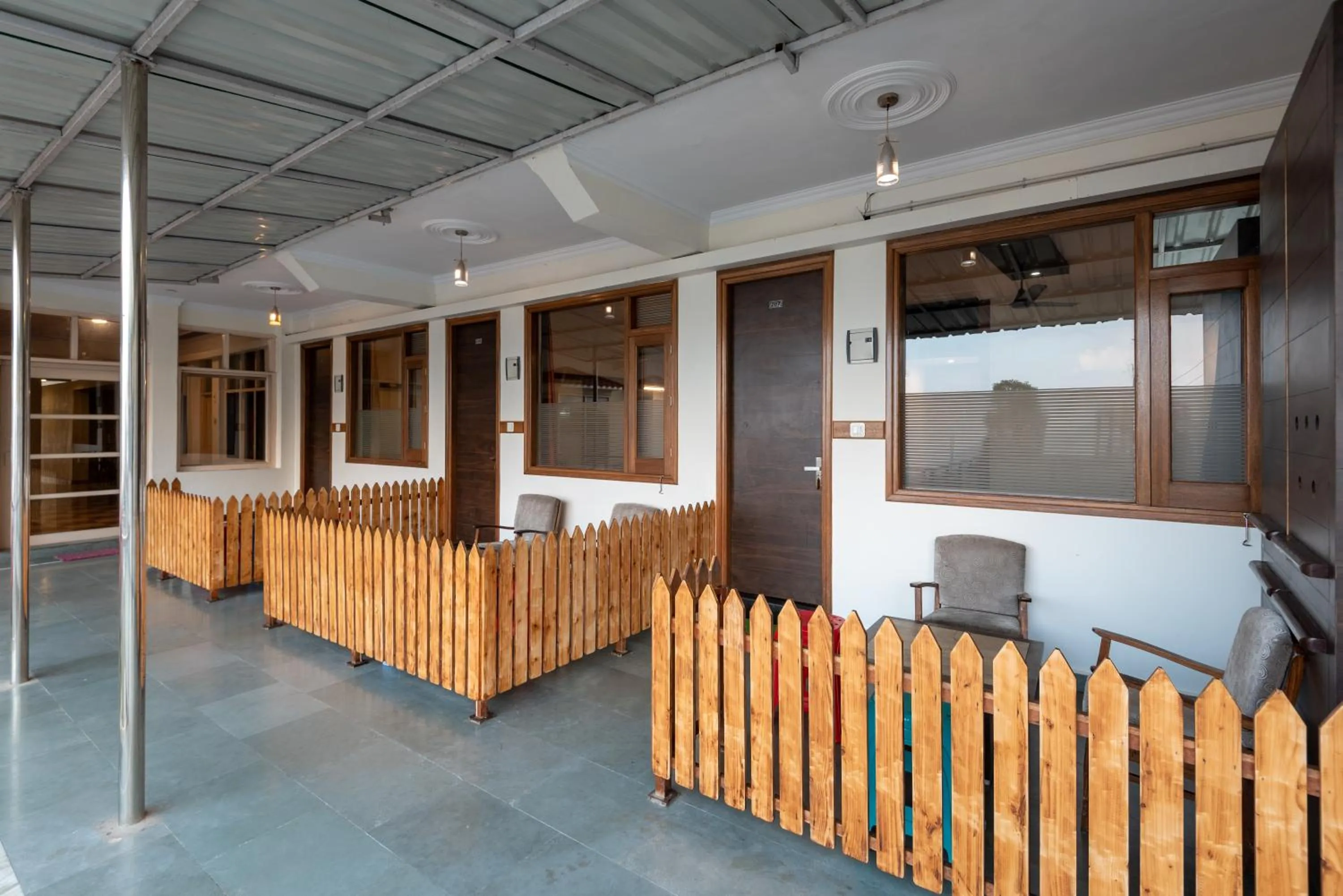 Living room in Meghavan Resort By DLS Hotels