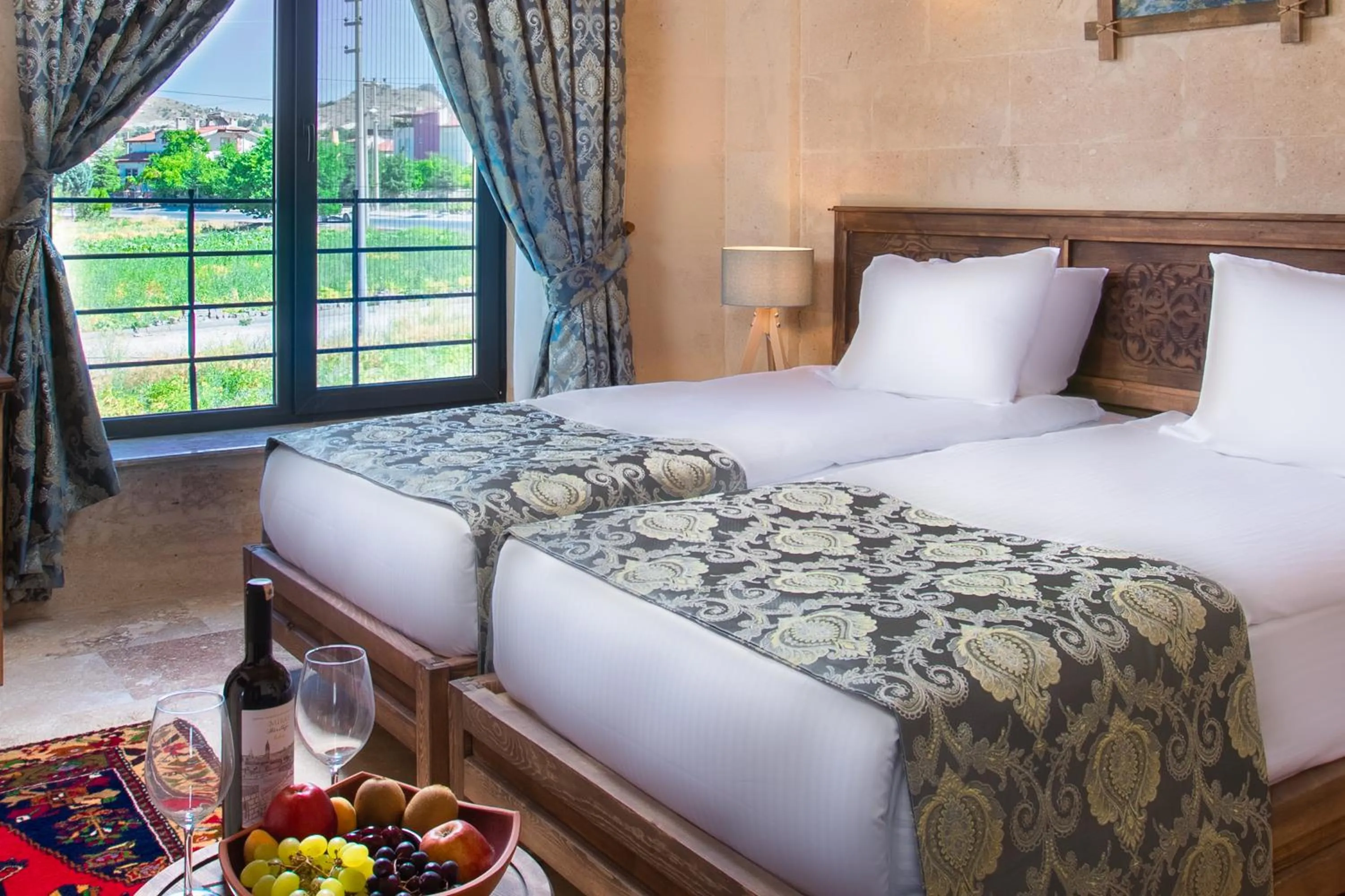 City view, Bed in Cappadocia Pyramid Stone House