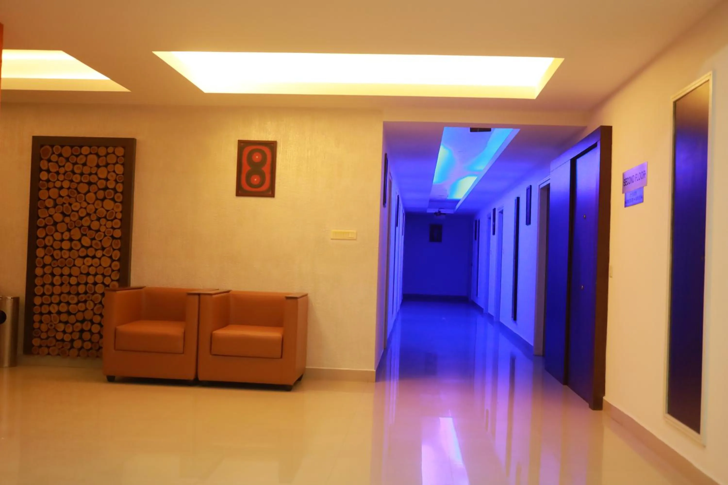 Seating area in Hotel Finch