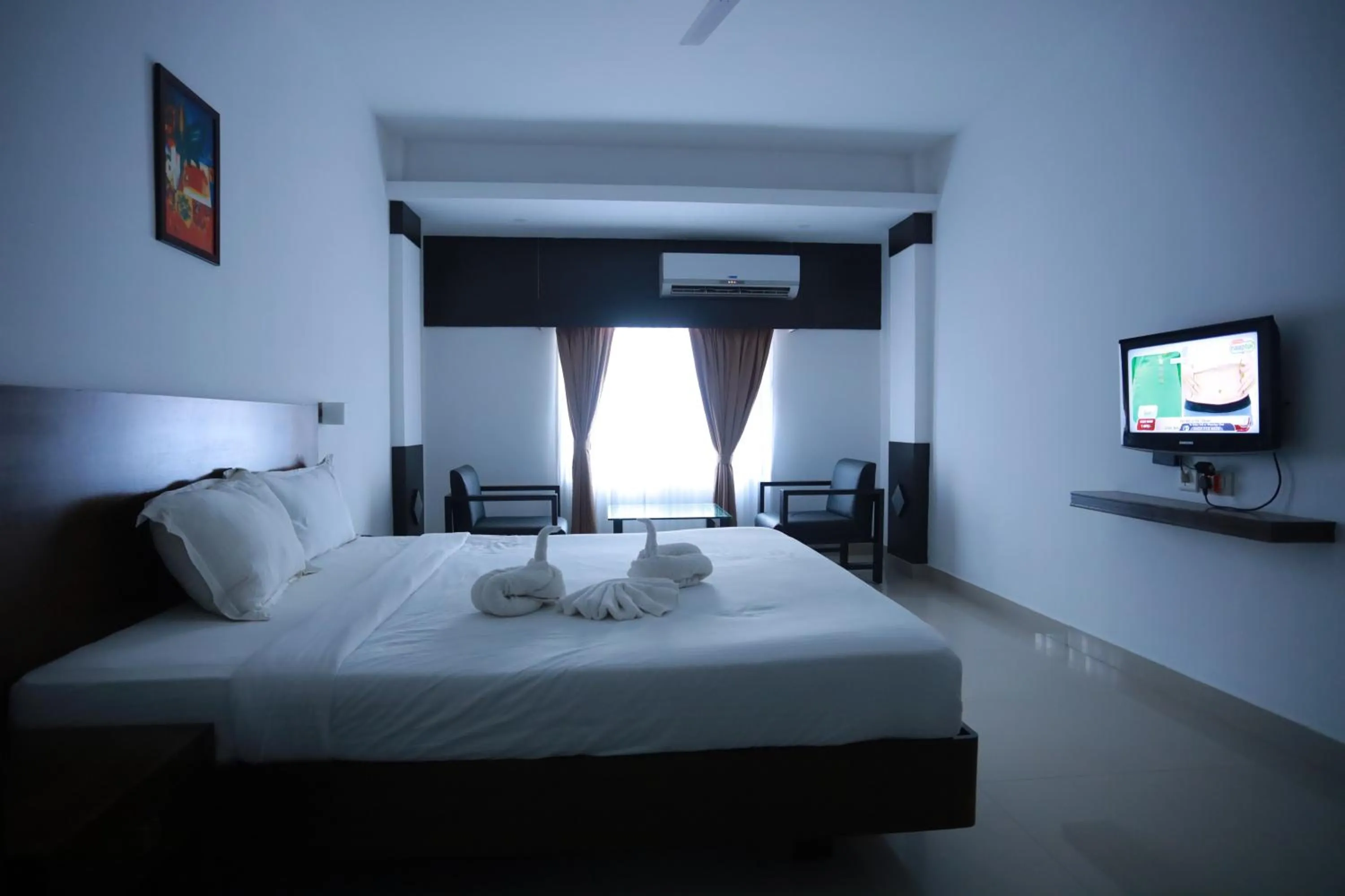 Bedroom, Bed in Hotel Finch