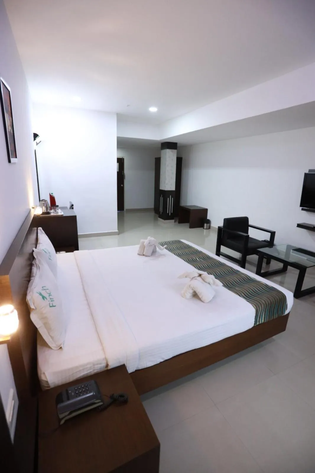 Bedroom, Bed in Hotel Finch