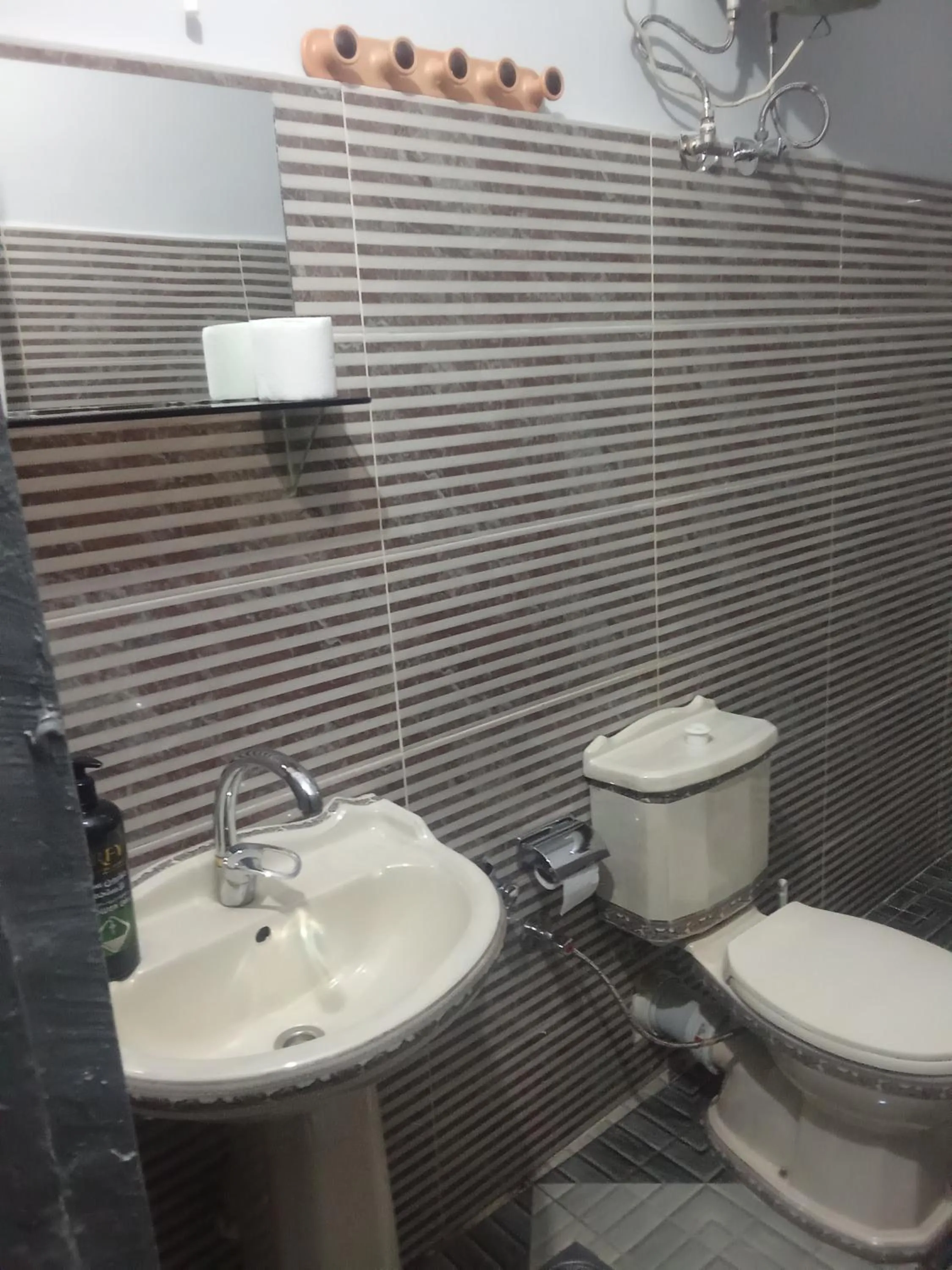 Bathroom in Bob Marley Peace hotel luxor