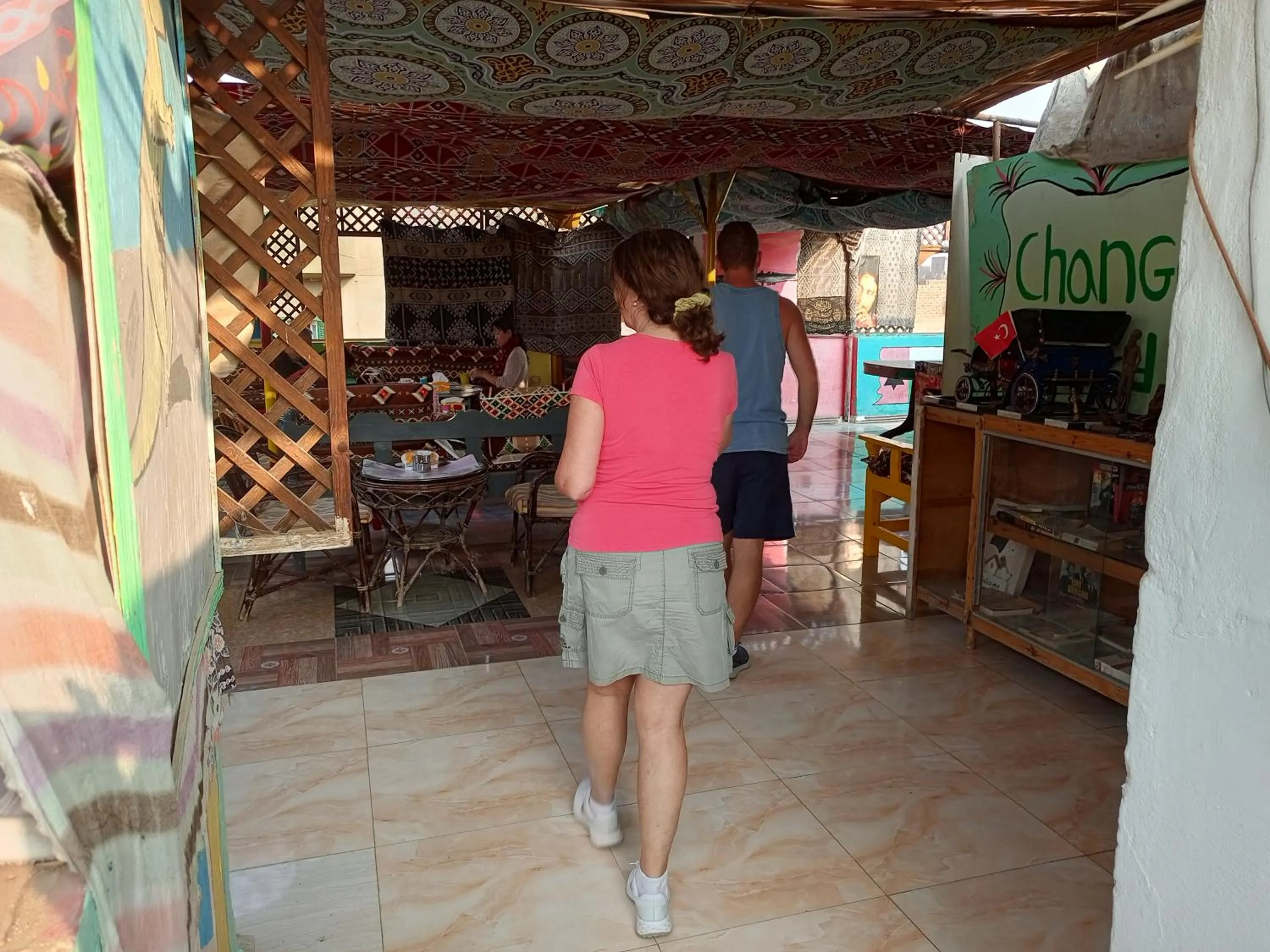 Breakfast in Bob Marley Peace hotel luxor