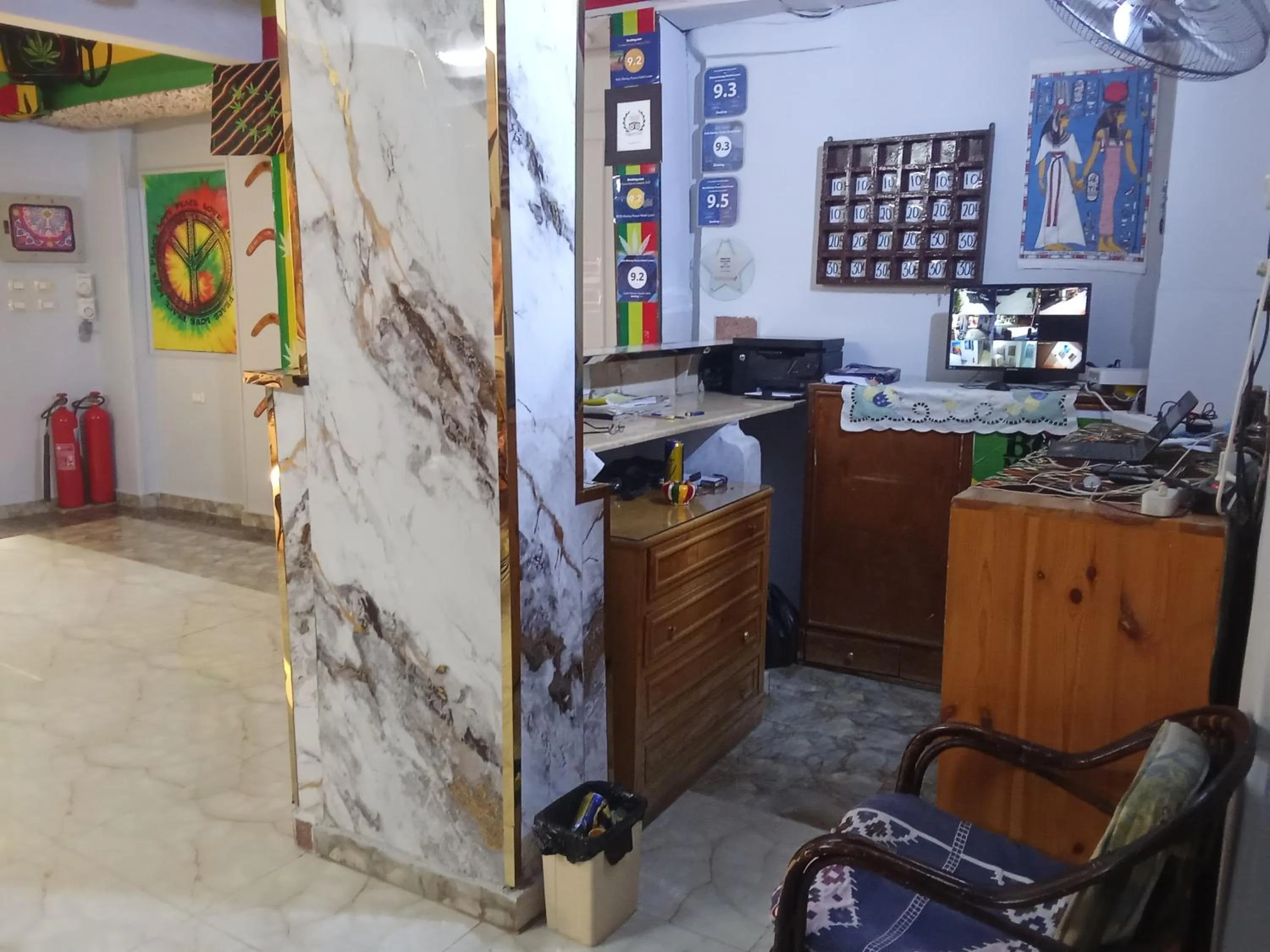 TV and multimedia in Bob Marley Peace hotel luxor