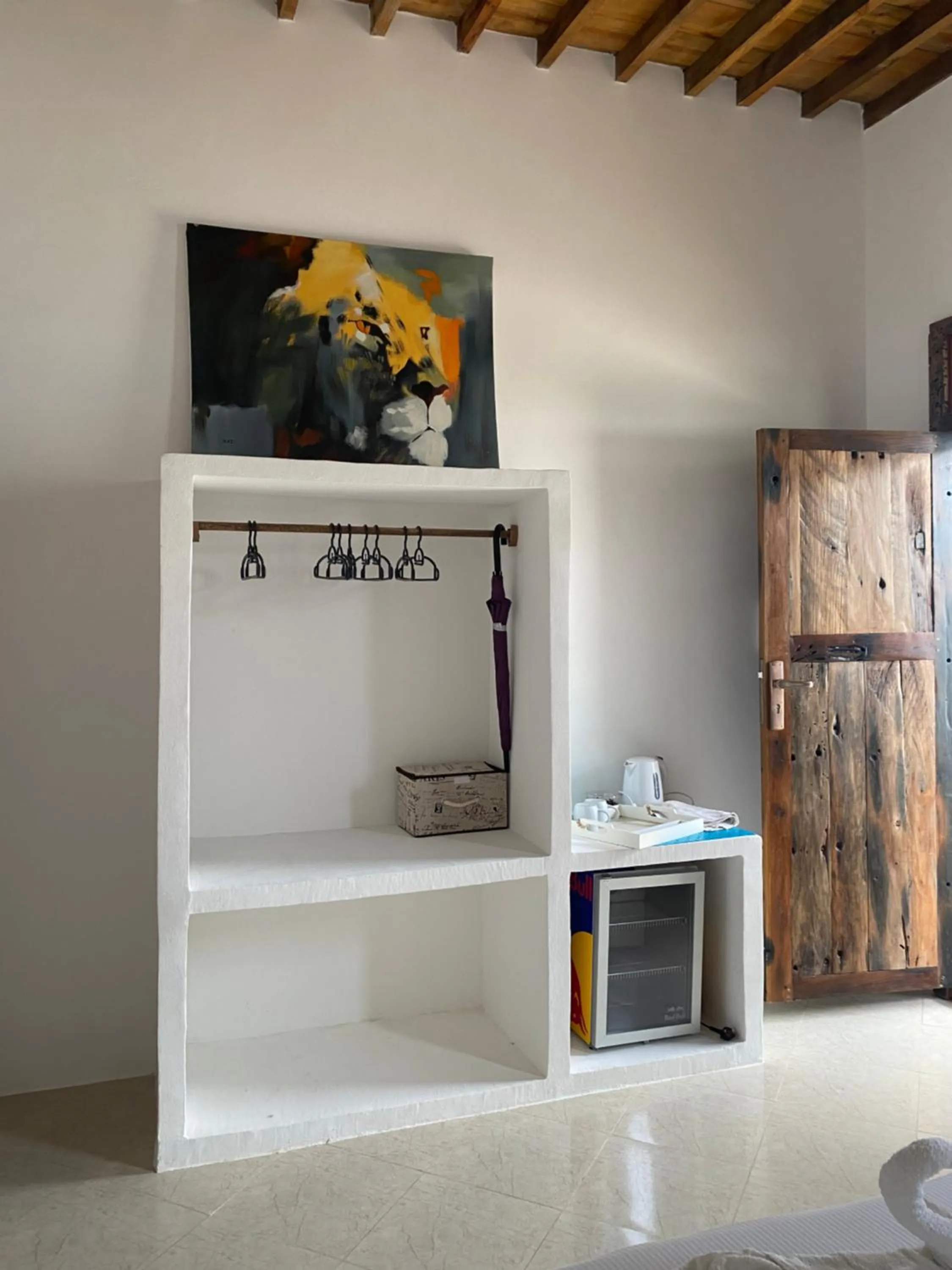 wardrobe in Cactus lodge Zanzibar