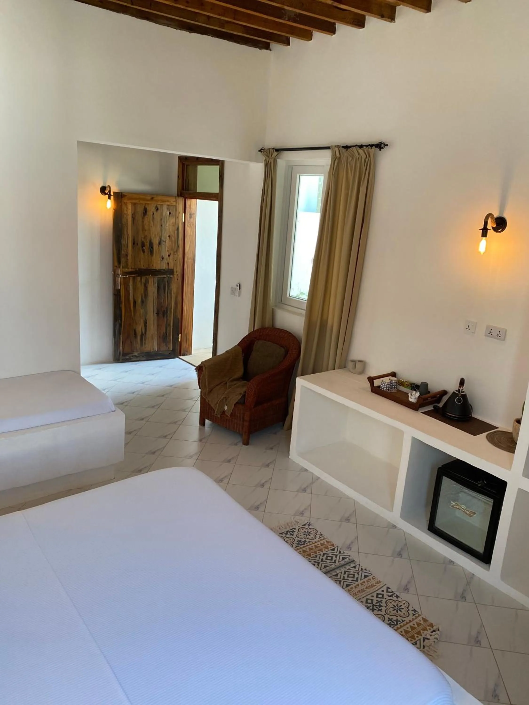 Bed in Cactus lodge Zanzibar