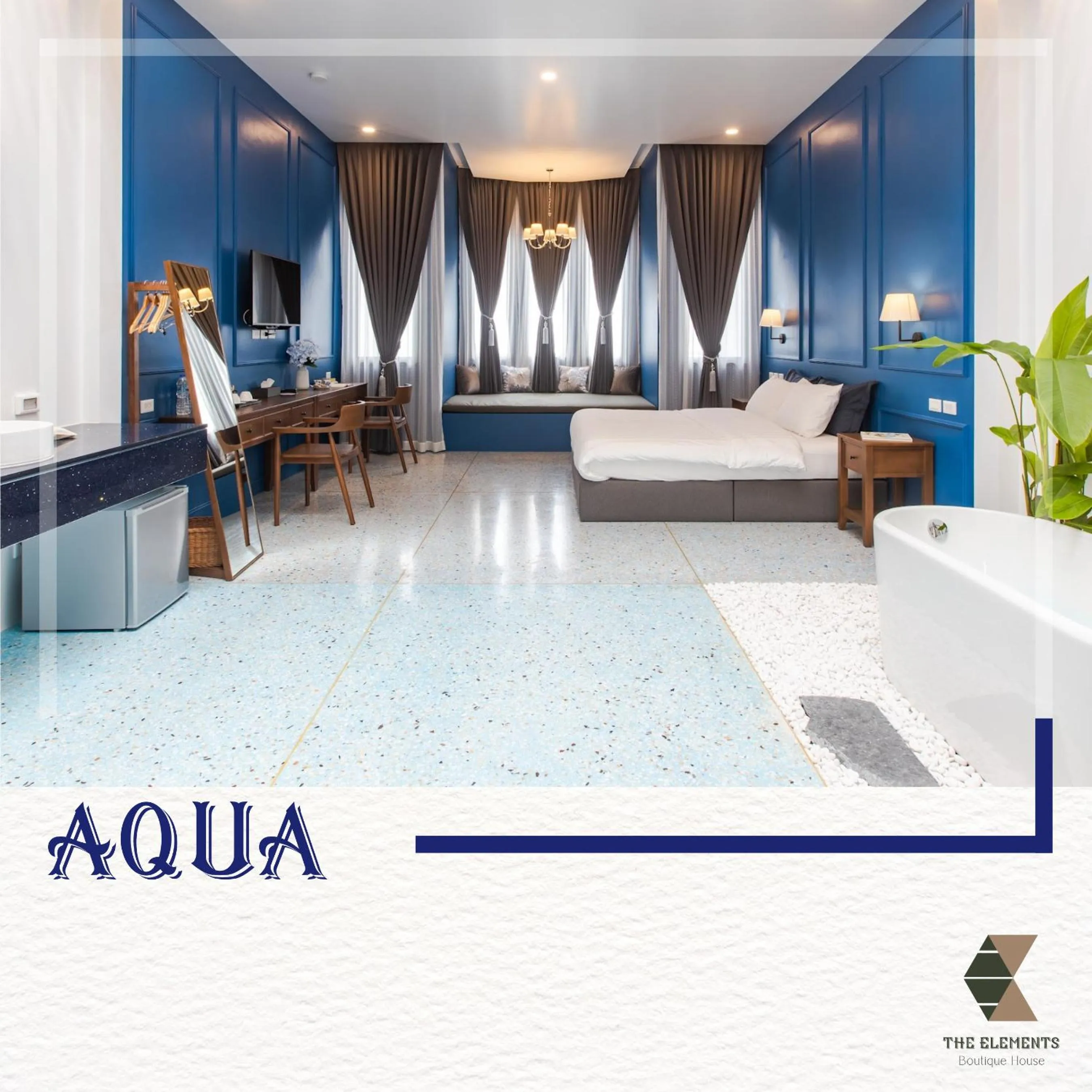 Bed in The Elements Boutique House