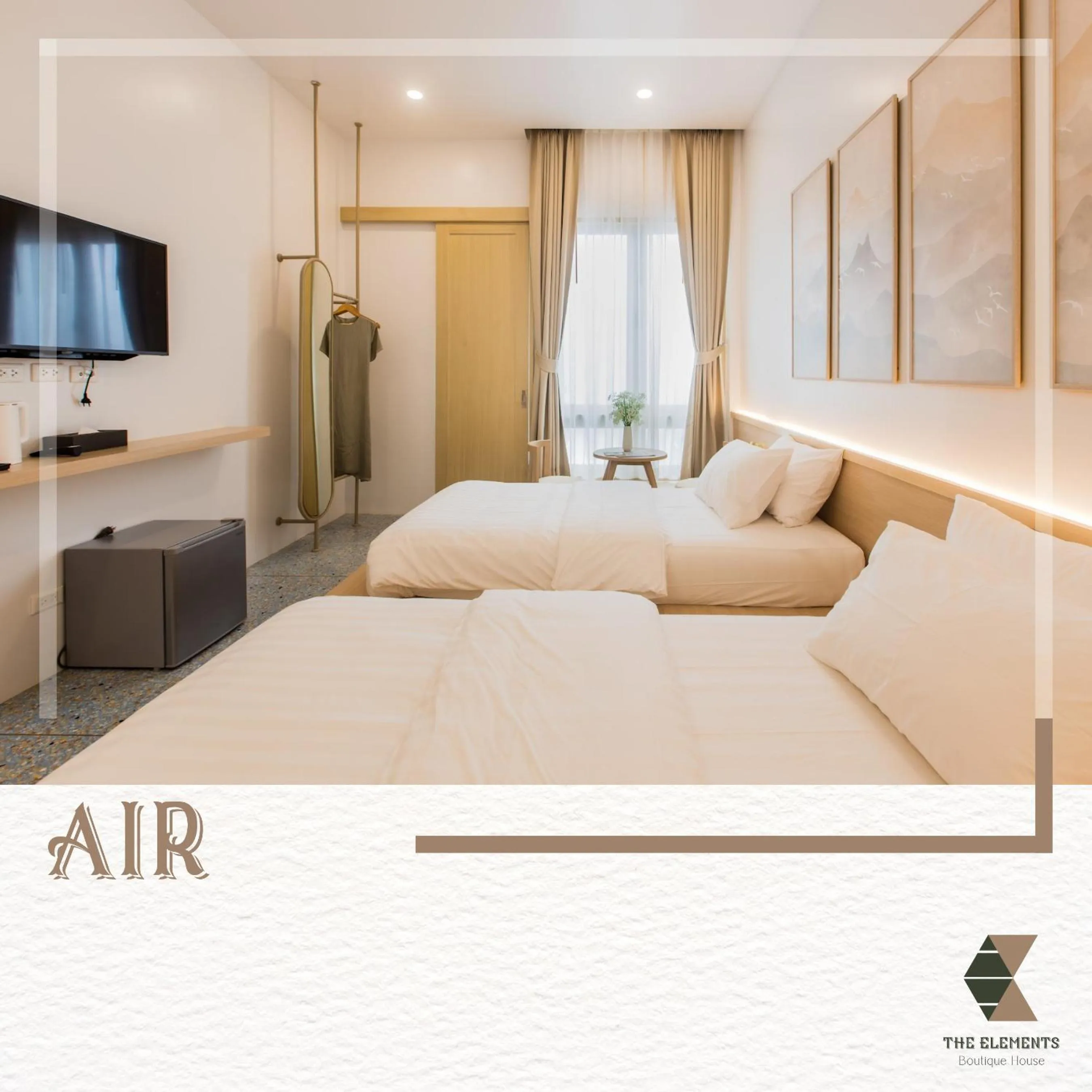 Bed in The Elements Boutique House