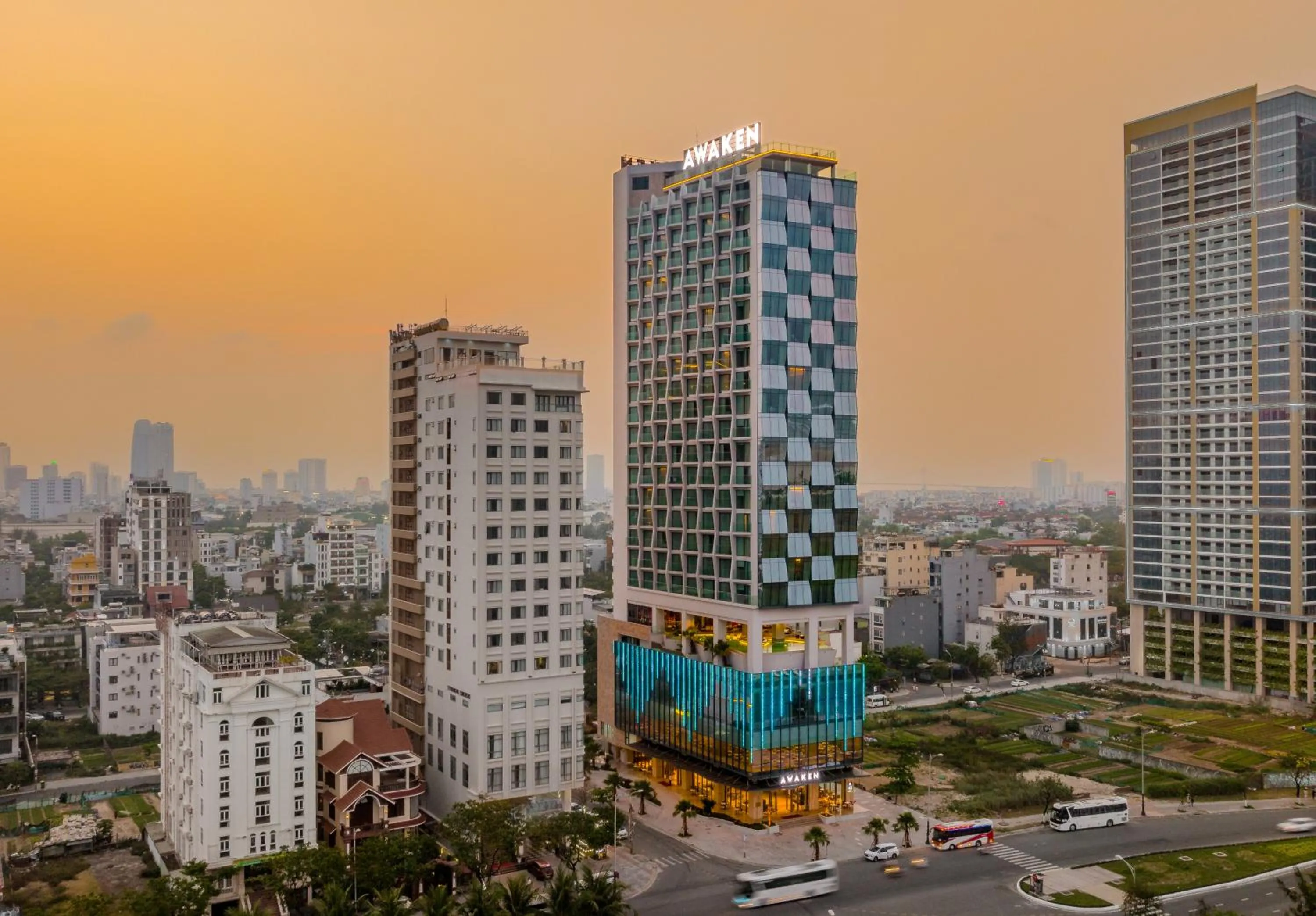 Property building in Awaken Da Nang Hotel