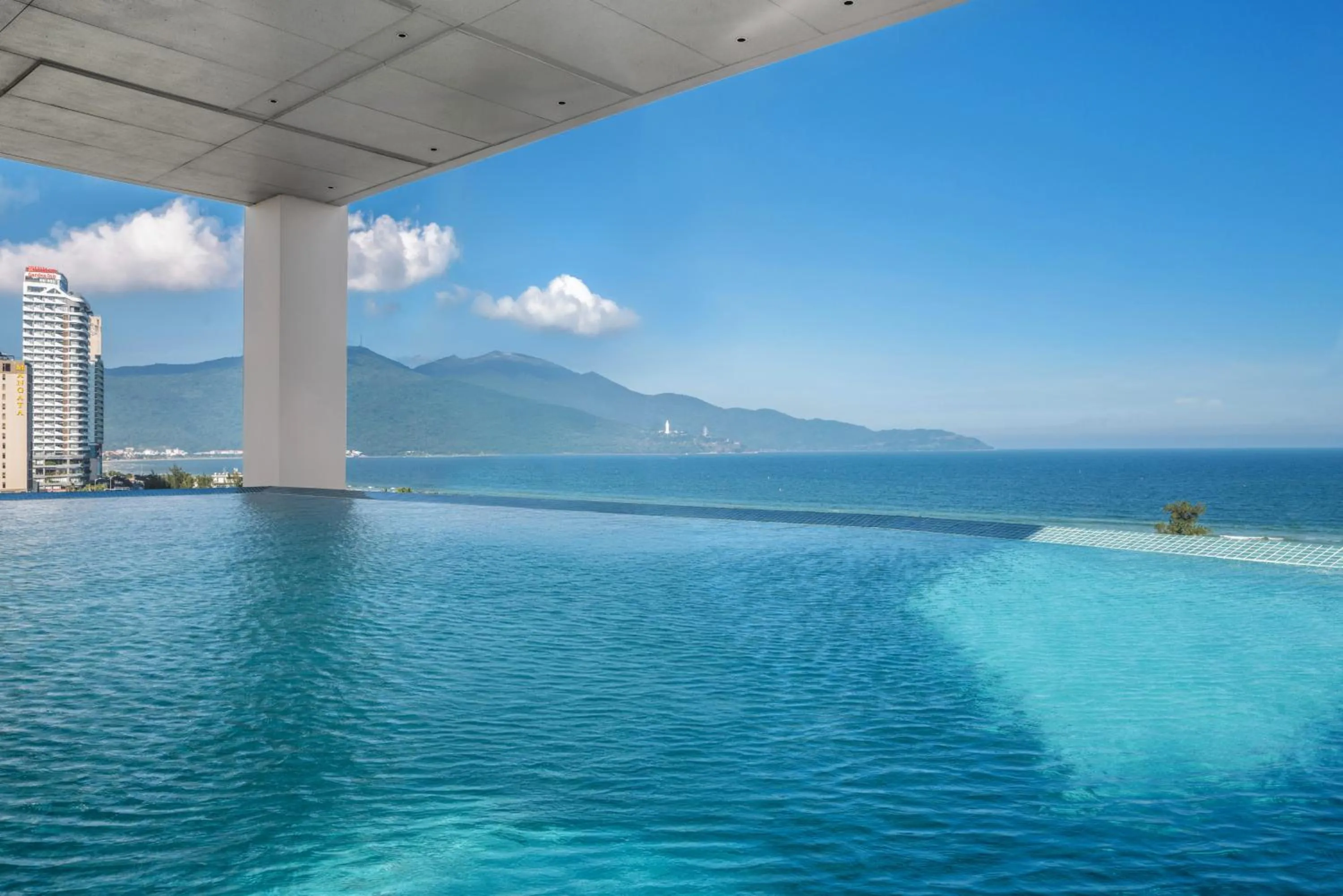 Pool view in Awaken Da Nang Hotel