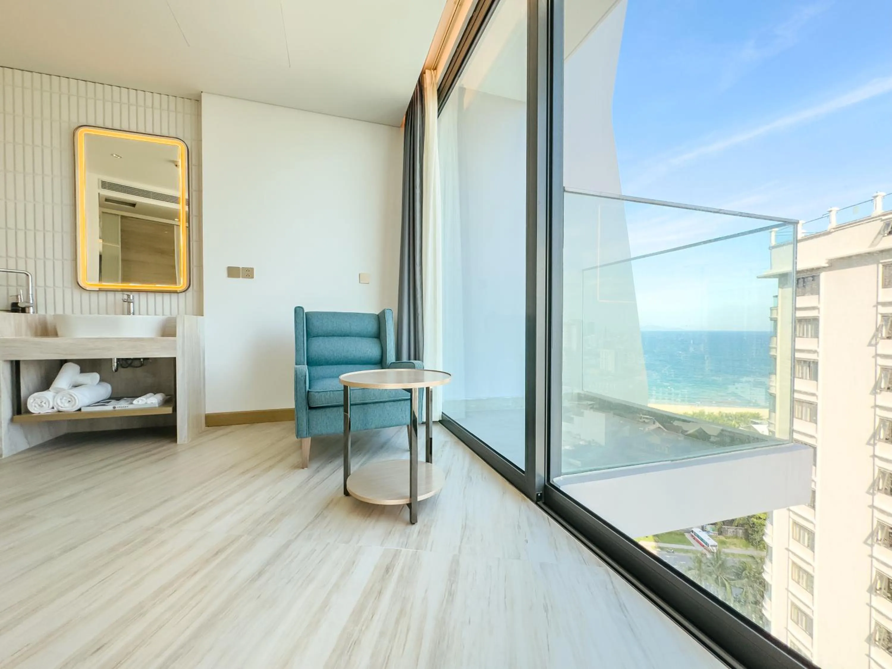 View (from property/room), Bed in Awaken Da Nang Hotel