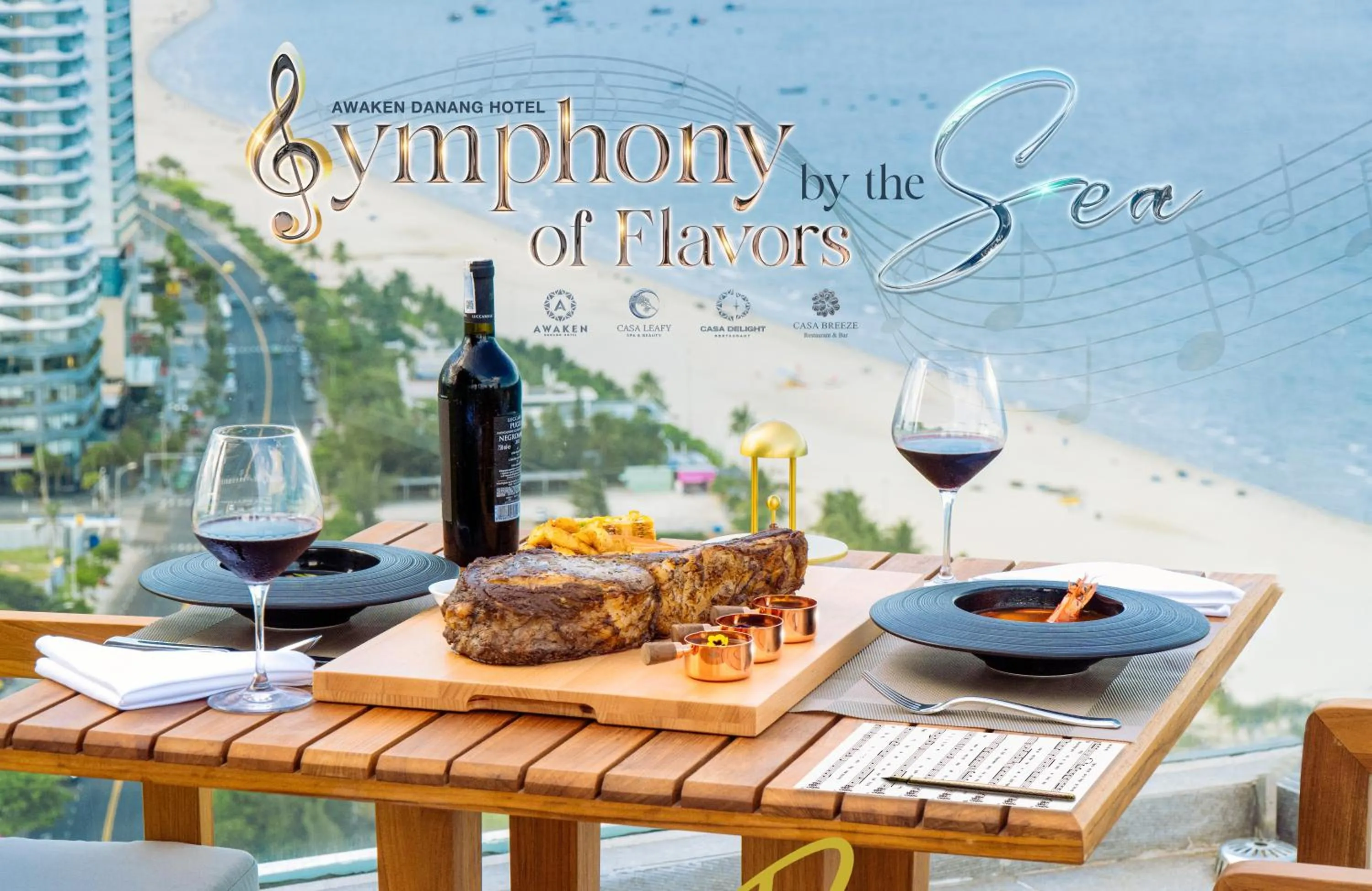 Dining area in Awaken Da Nang Hotel