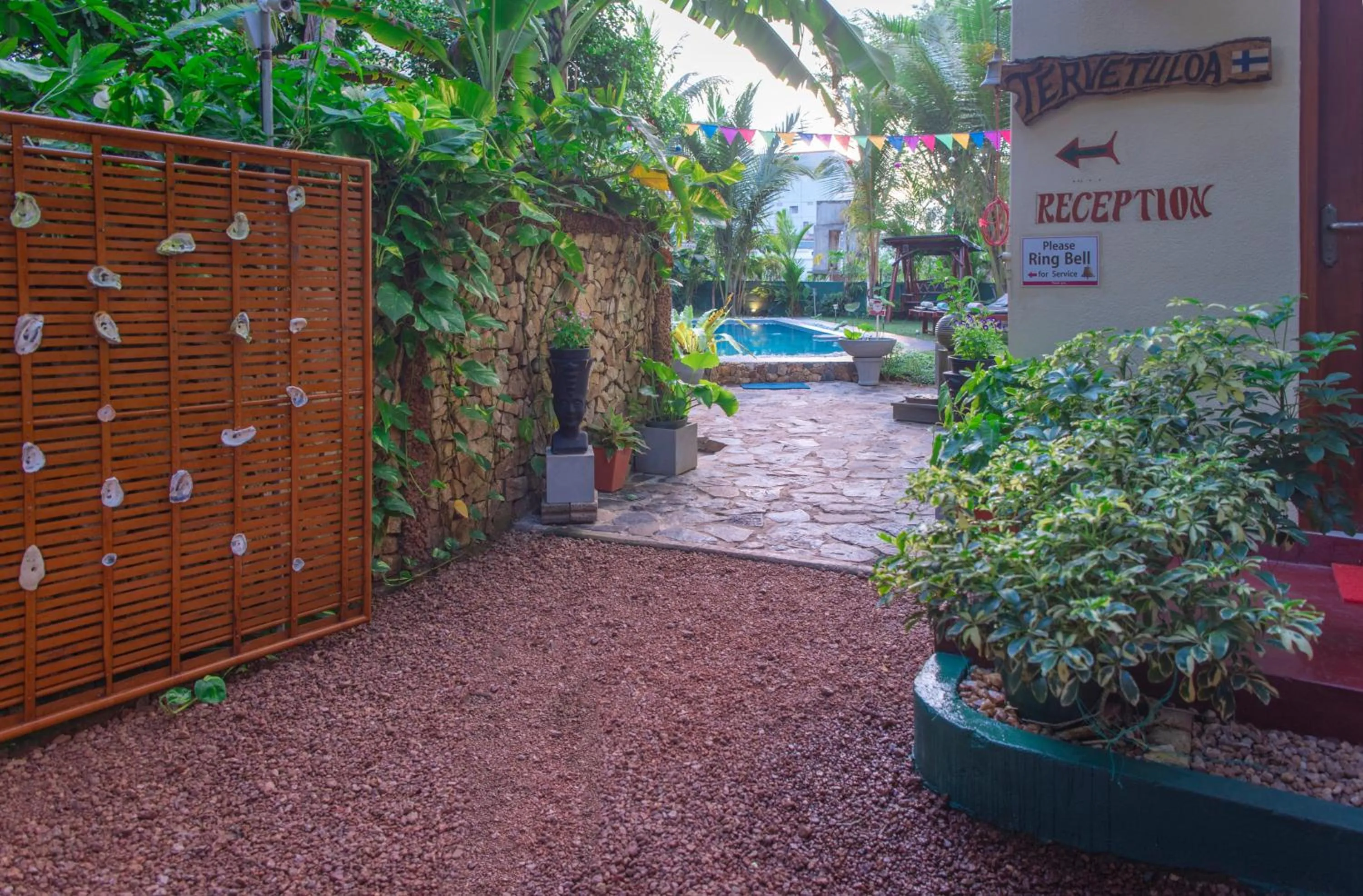 Facade/entrance in Hotel Finlanka