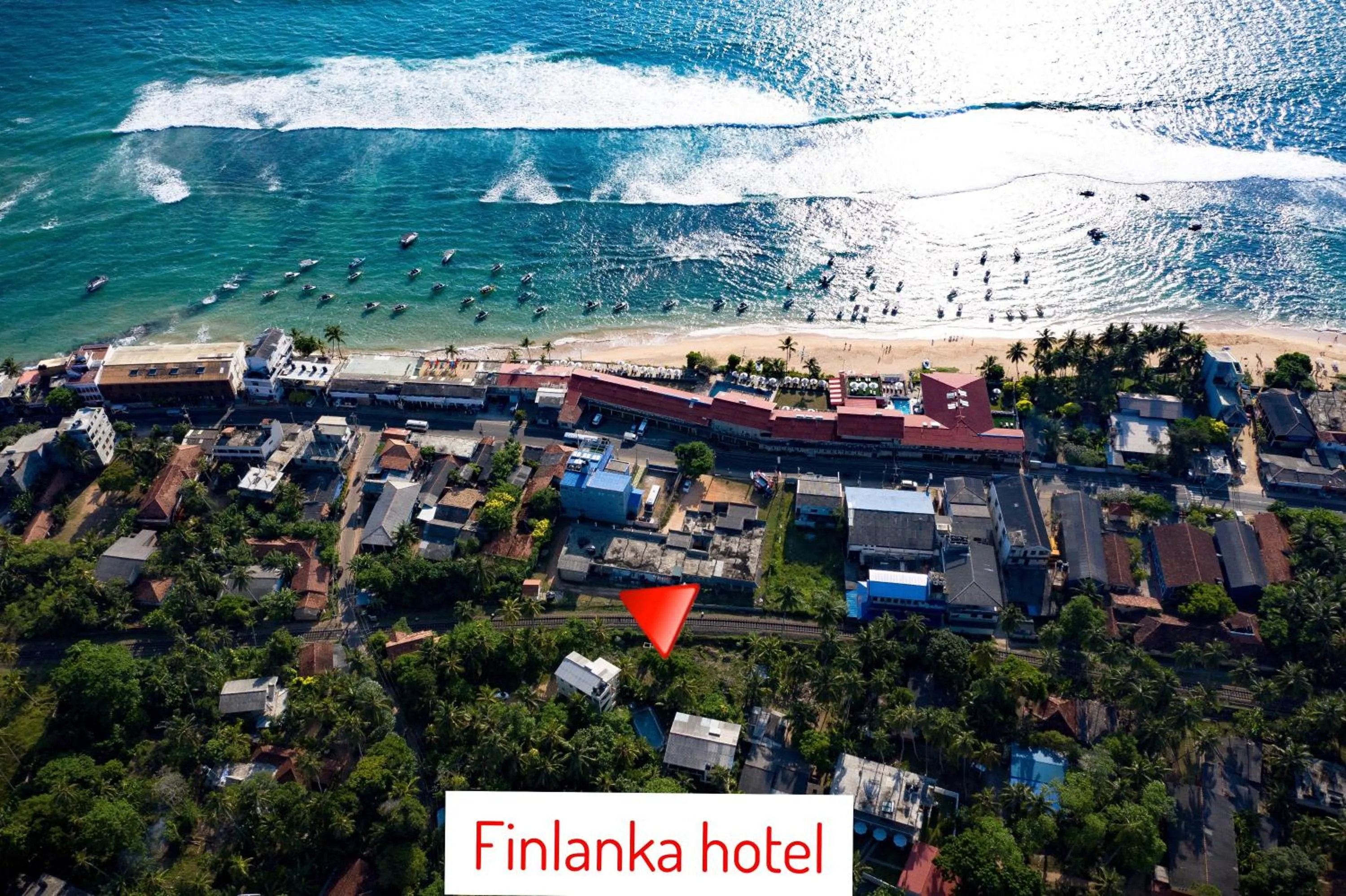 Beach in Hotel Finlanka