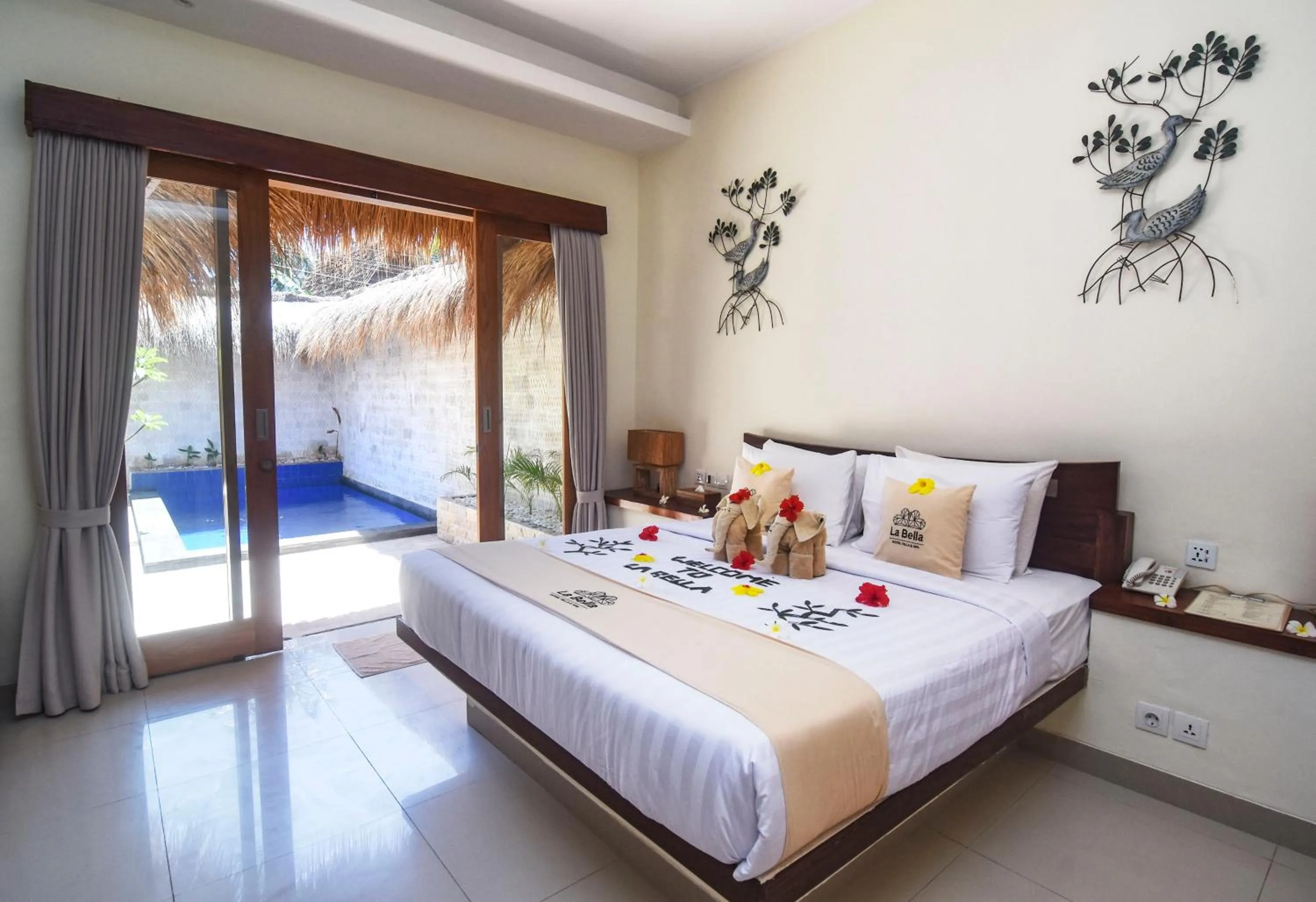 Bed in La Bella - Hotel Villa & Spa