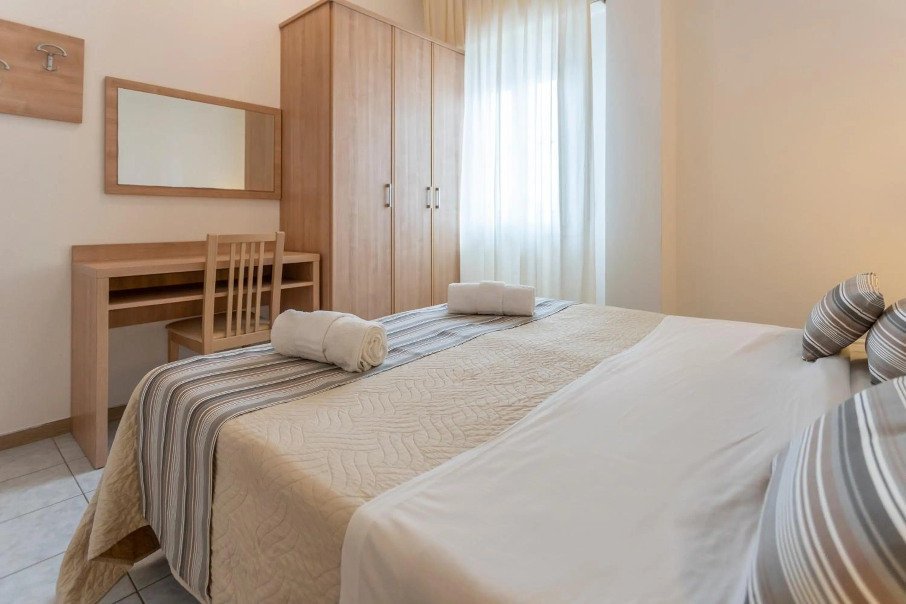 Bed in Hotel Cormoran Riccione