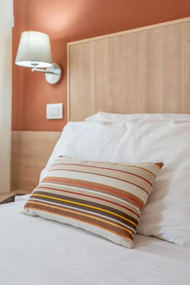 Bed in Hotel Cormoran Riccione