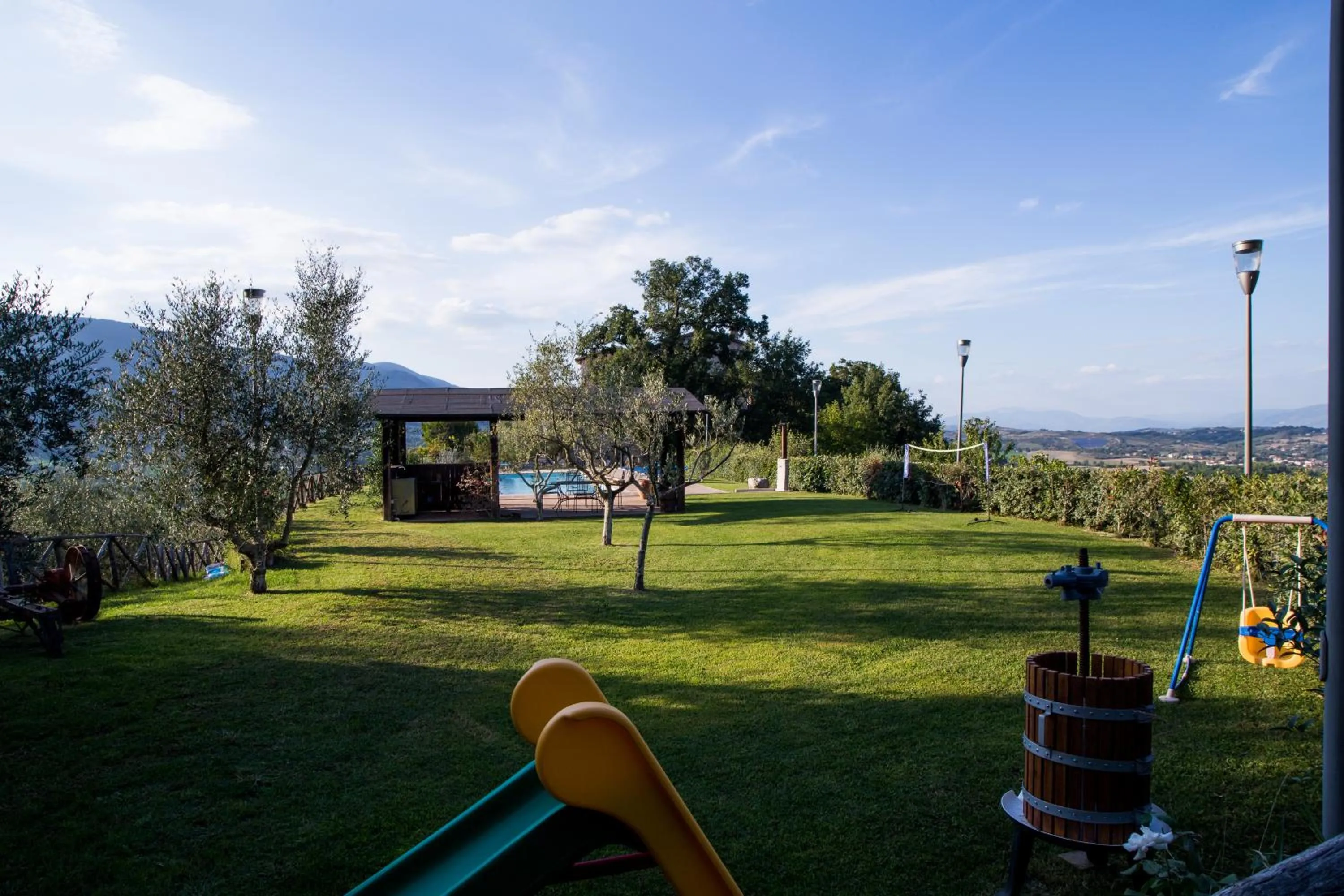 Children play ground in Il Castello Di Perchia
