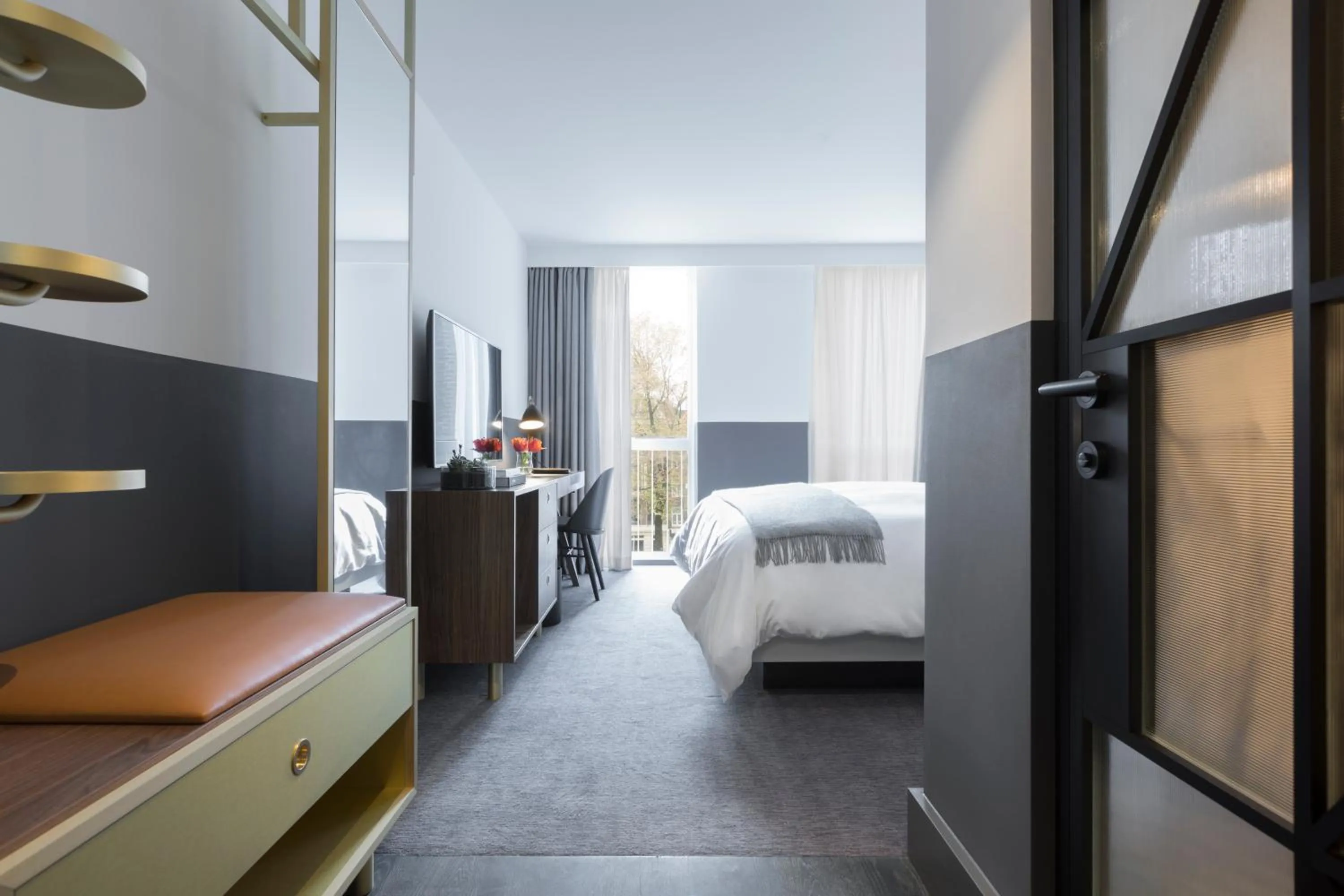 Bedroom, Bed in Kimpton De Witt Amsterdam by IHG