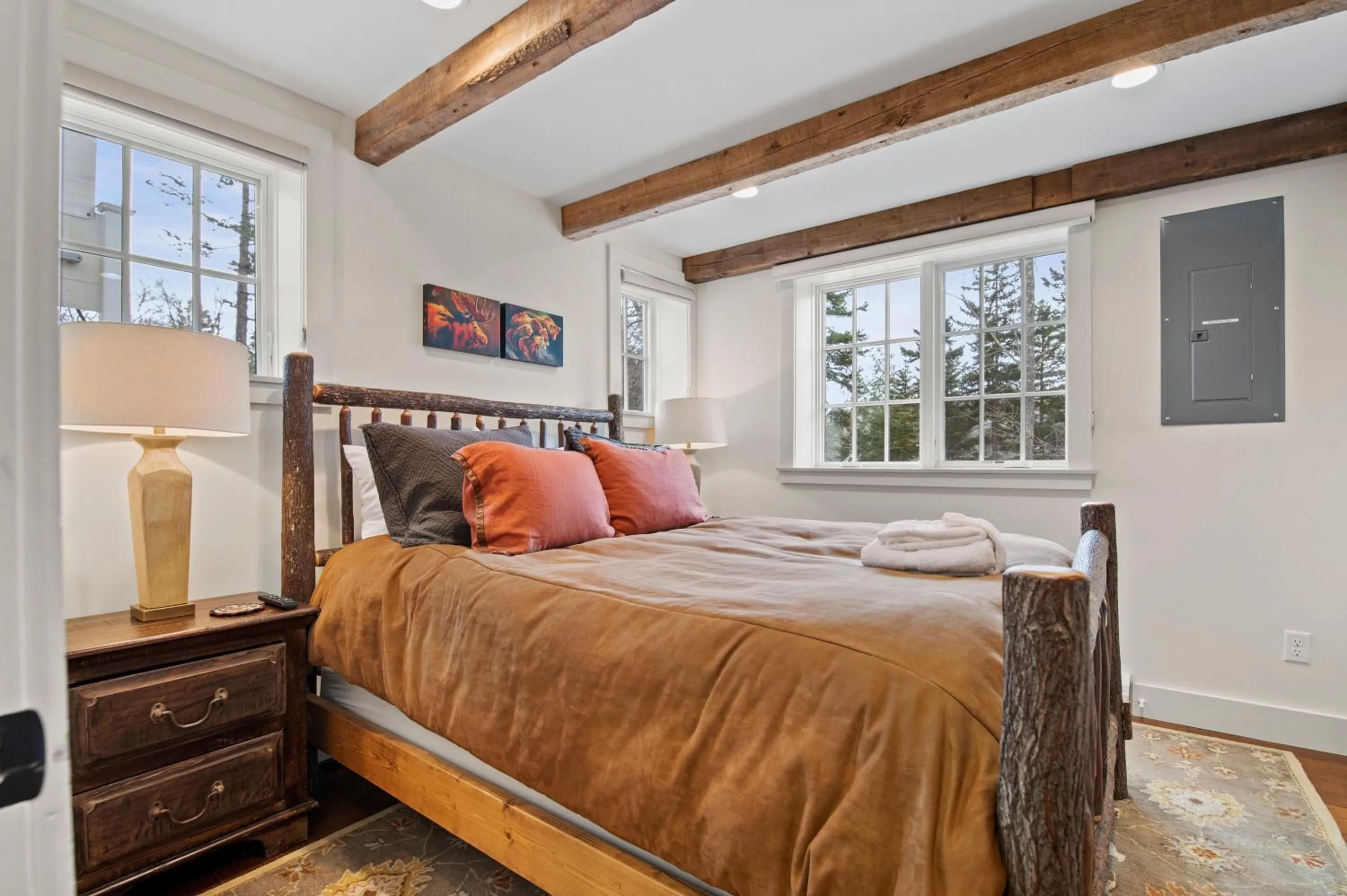 Bed in Brook Bound Inn