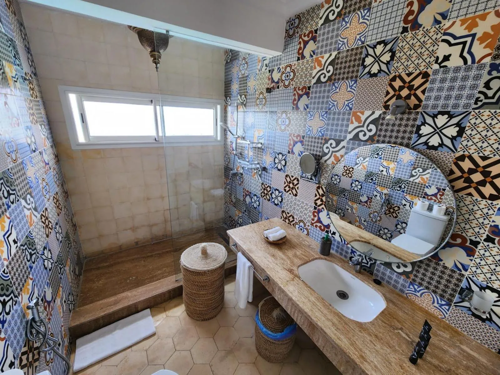 Shower in Villa La Falaise