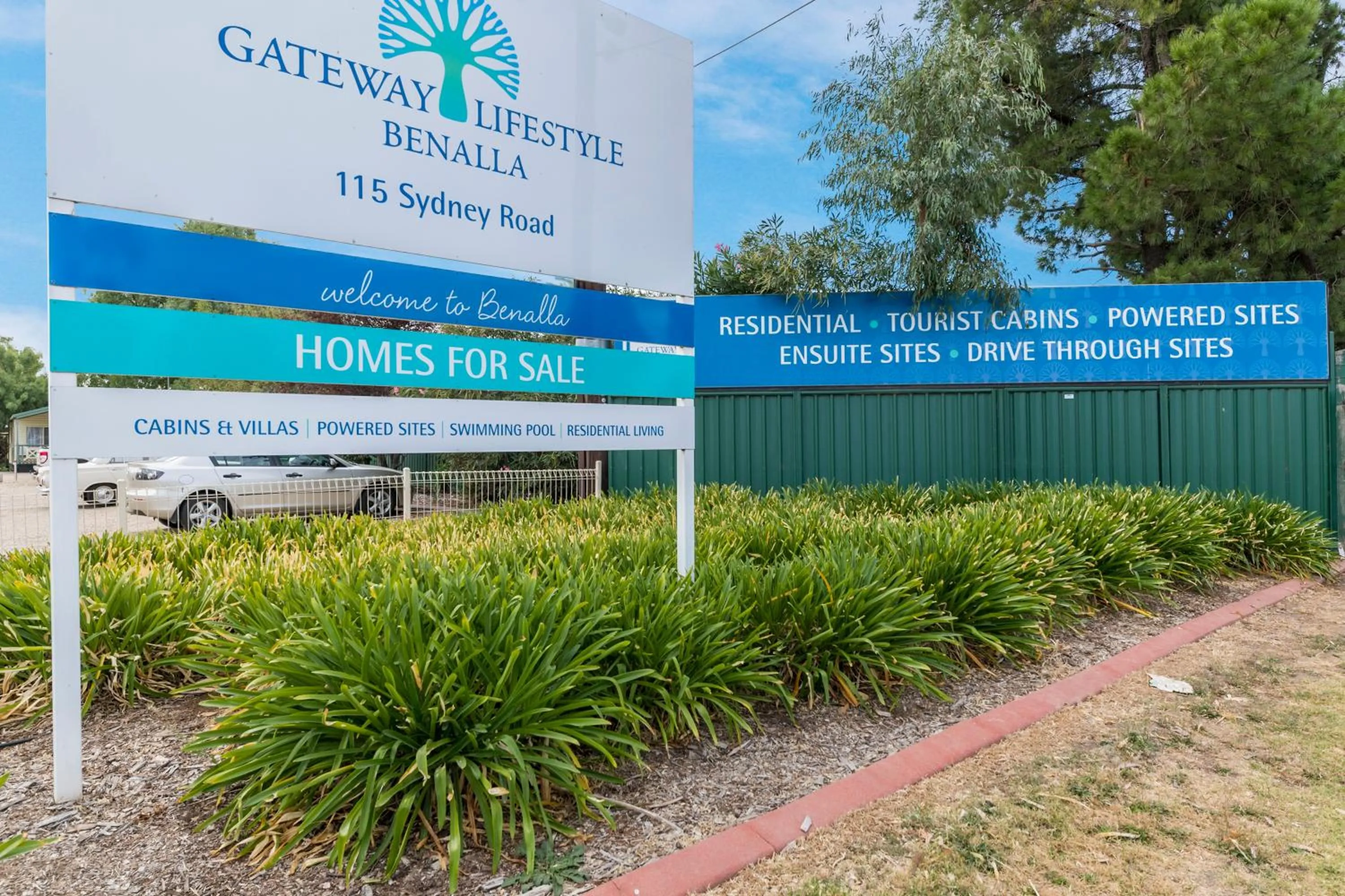 Facade/entrance in Benalla Tourist Park