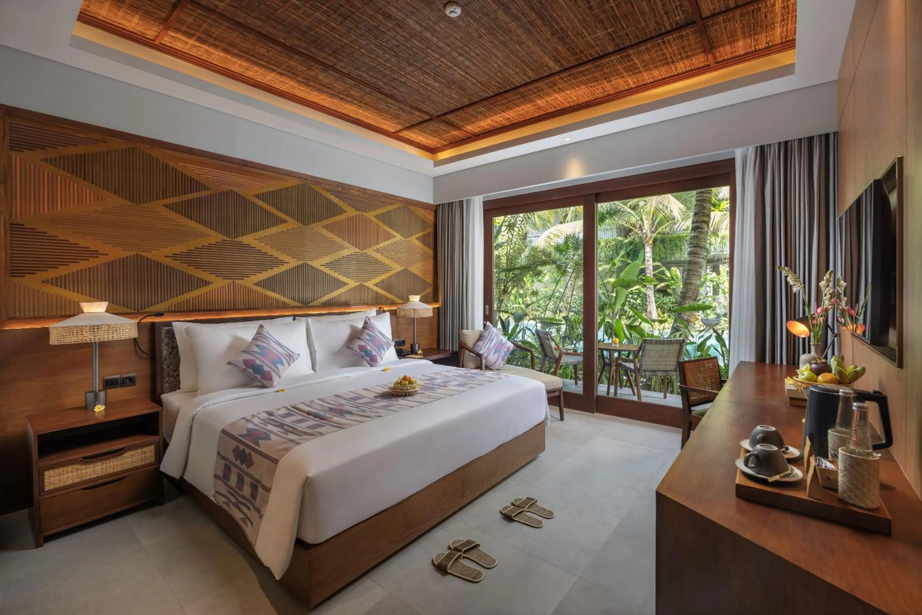 Bed in The Hava Ubud A Pramana Experience