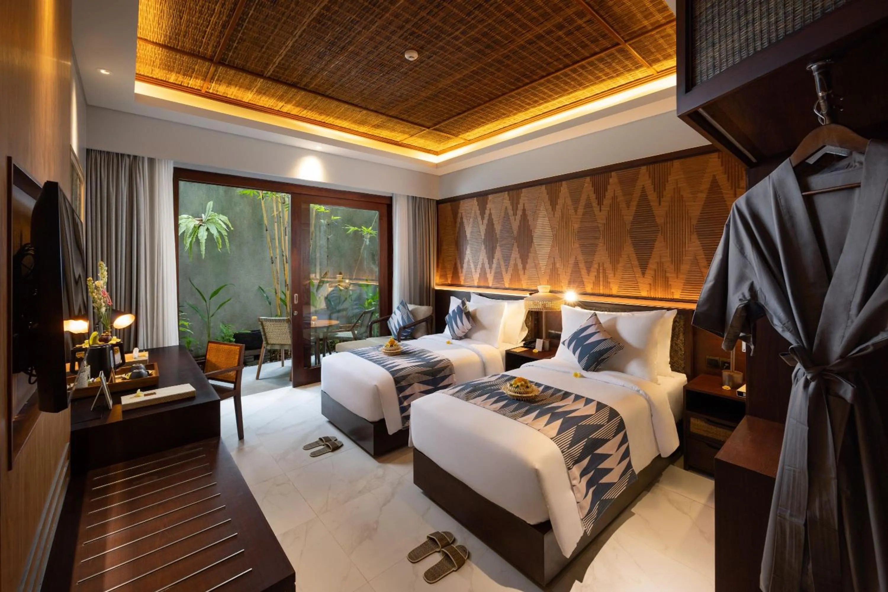 Bed in The Hava Ubud A Pramana Experience