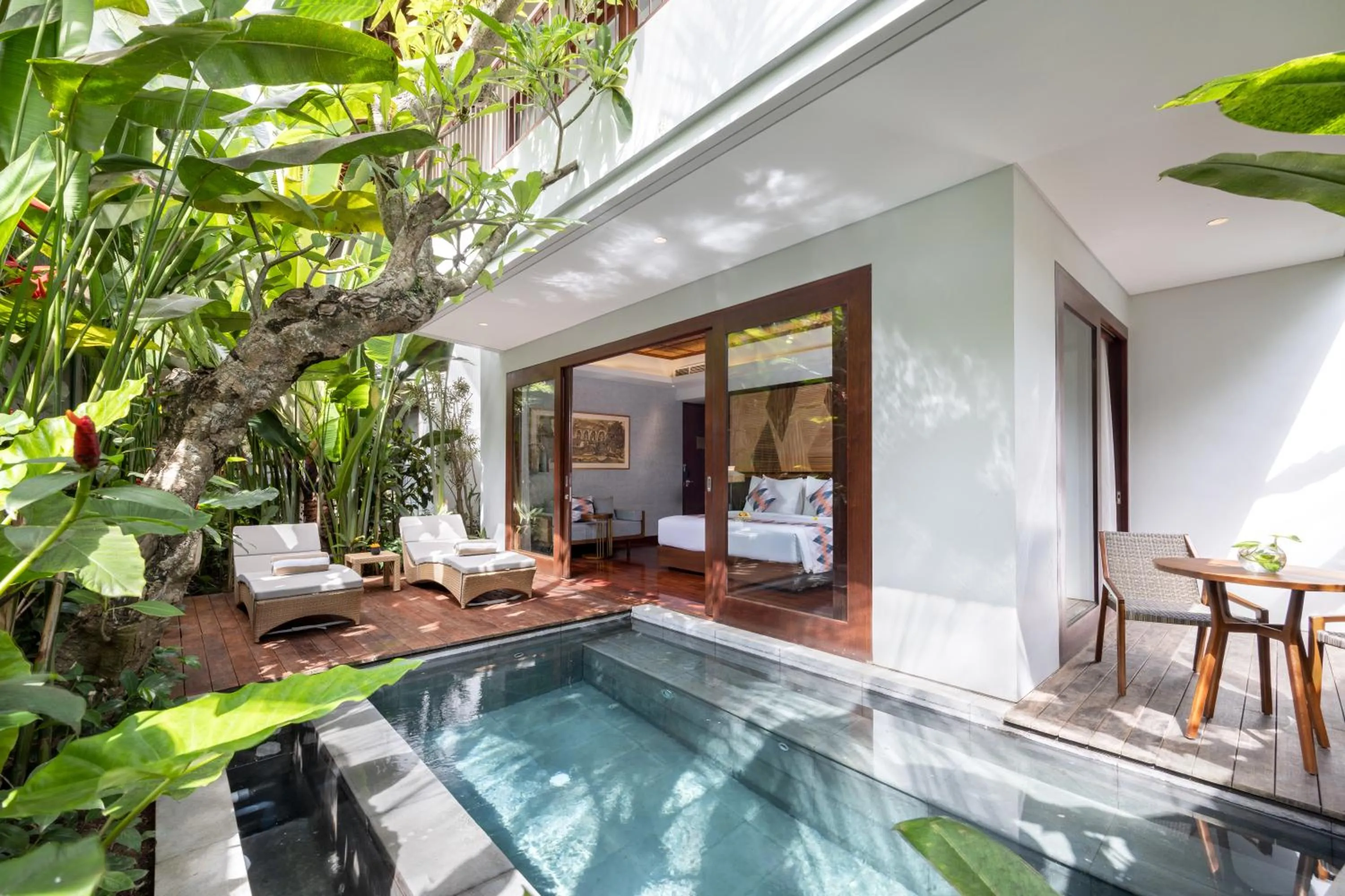 Pool view in The Hava Ubud A Pramana Experience