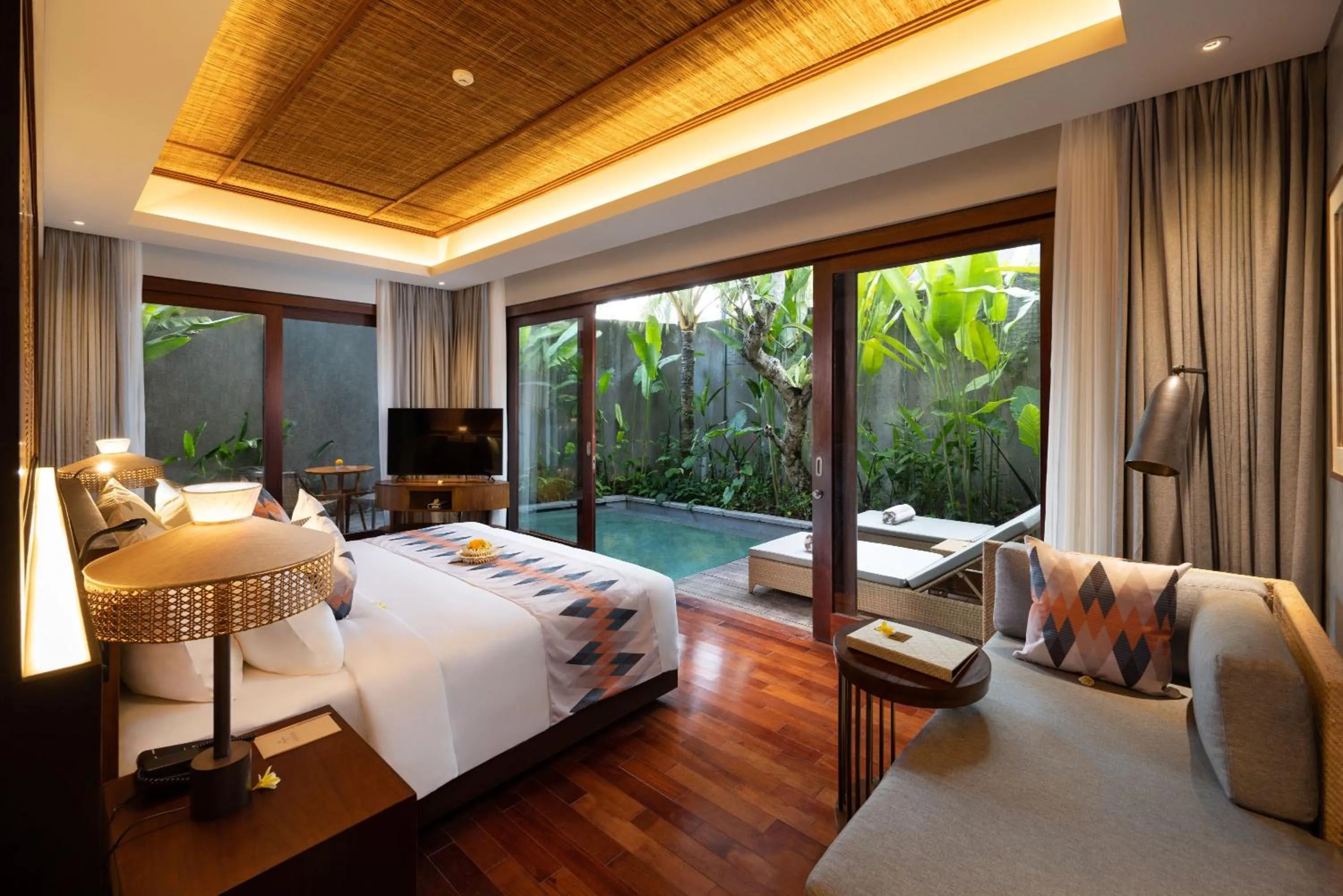 Bed in The Hava Ubud A Pramana Experience