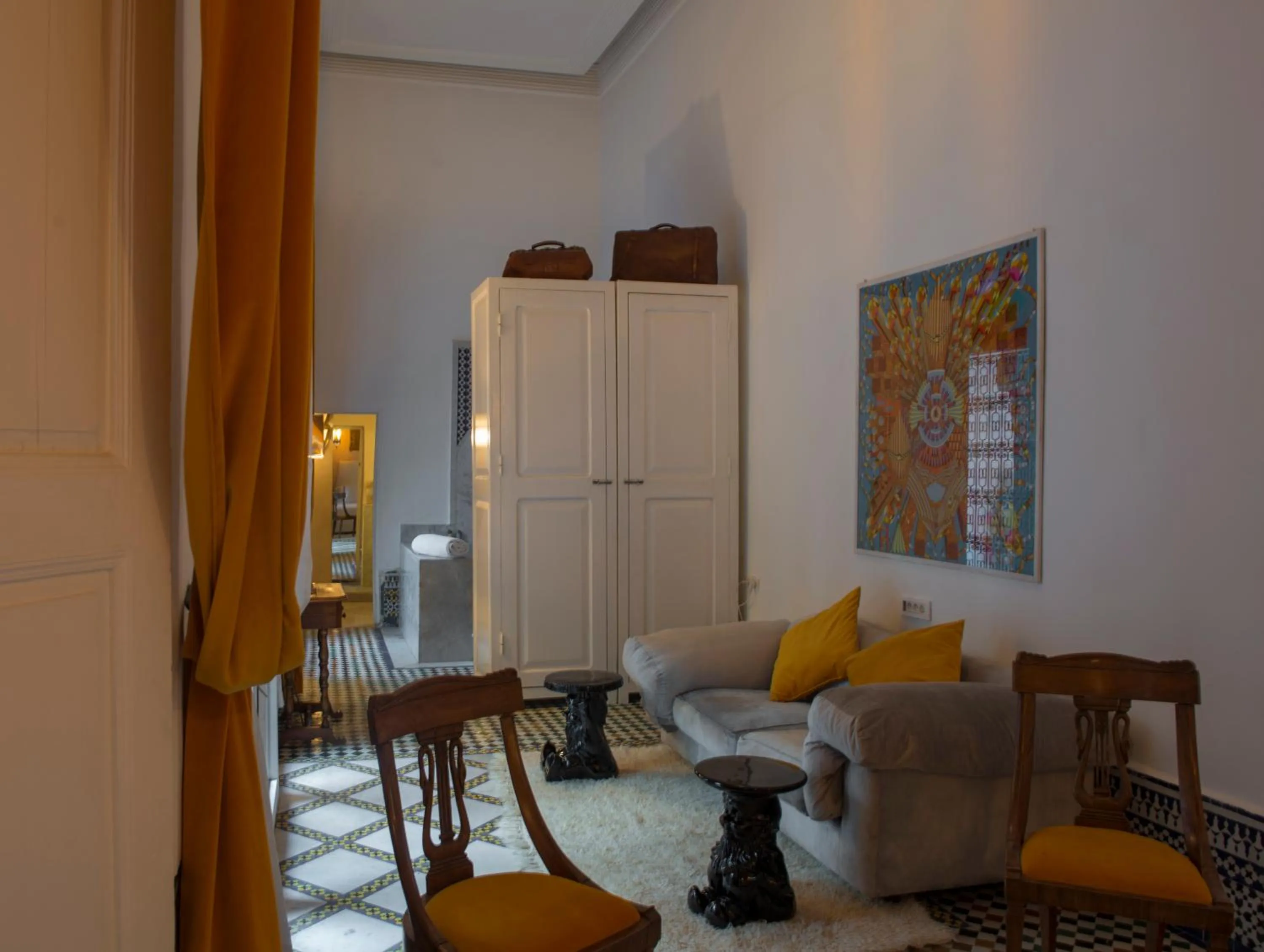 Living room in Riad Palais Bahia Fes