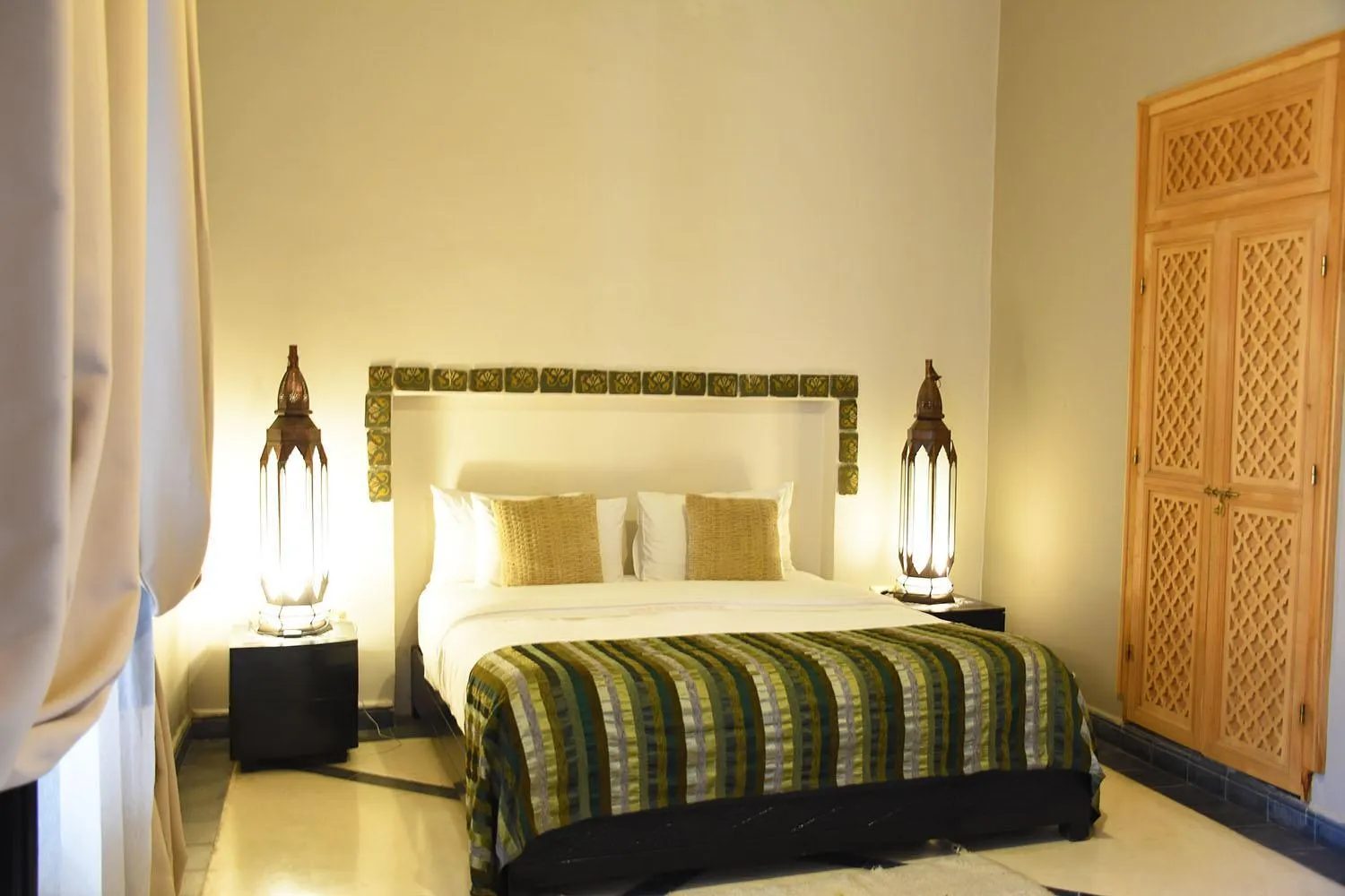 Bed in Riad Palais Bahia Fes