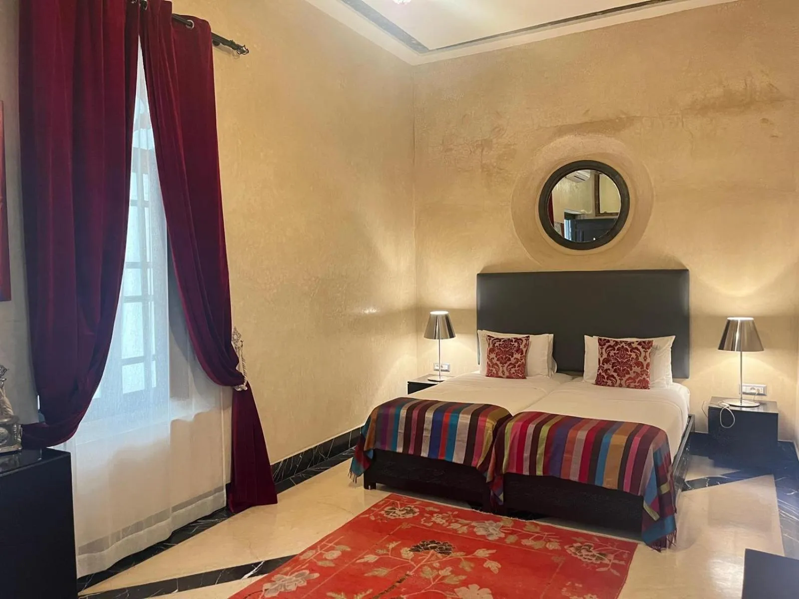 Bed in Riad Palais Bahia Fes