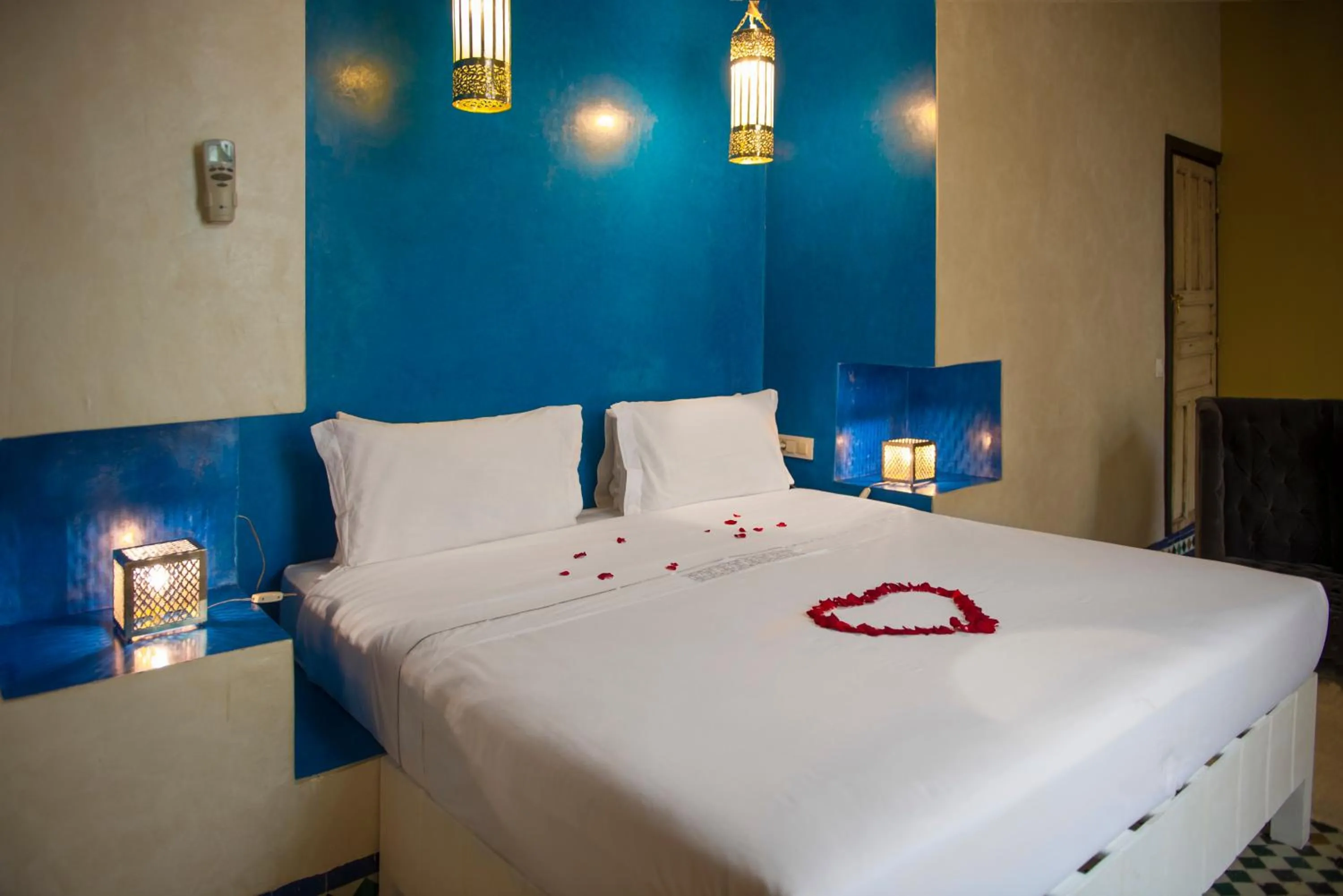 Bed in Riad Palais Bahia Fes