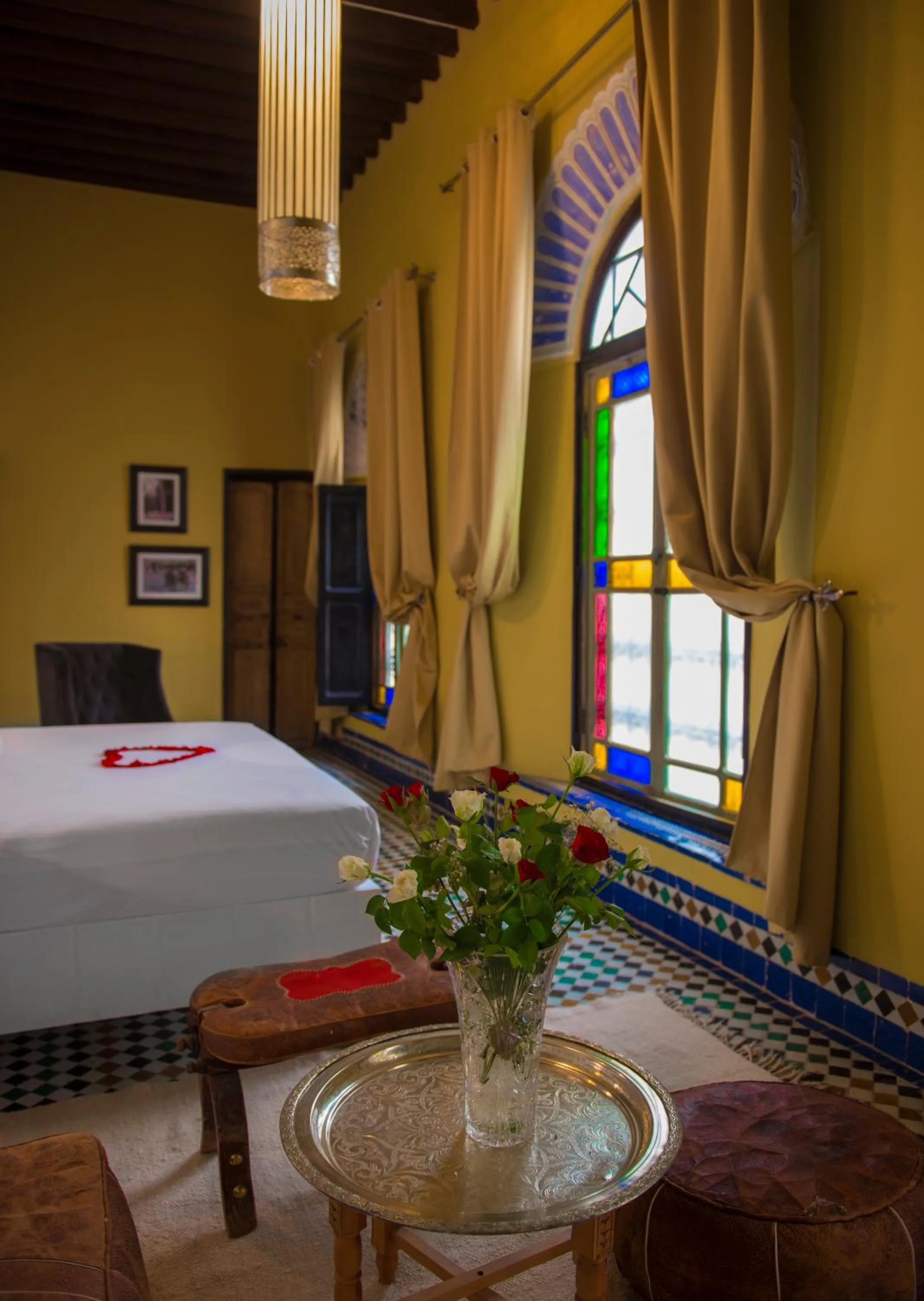 Bed in Riad Palais Bahia Fes