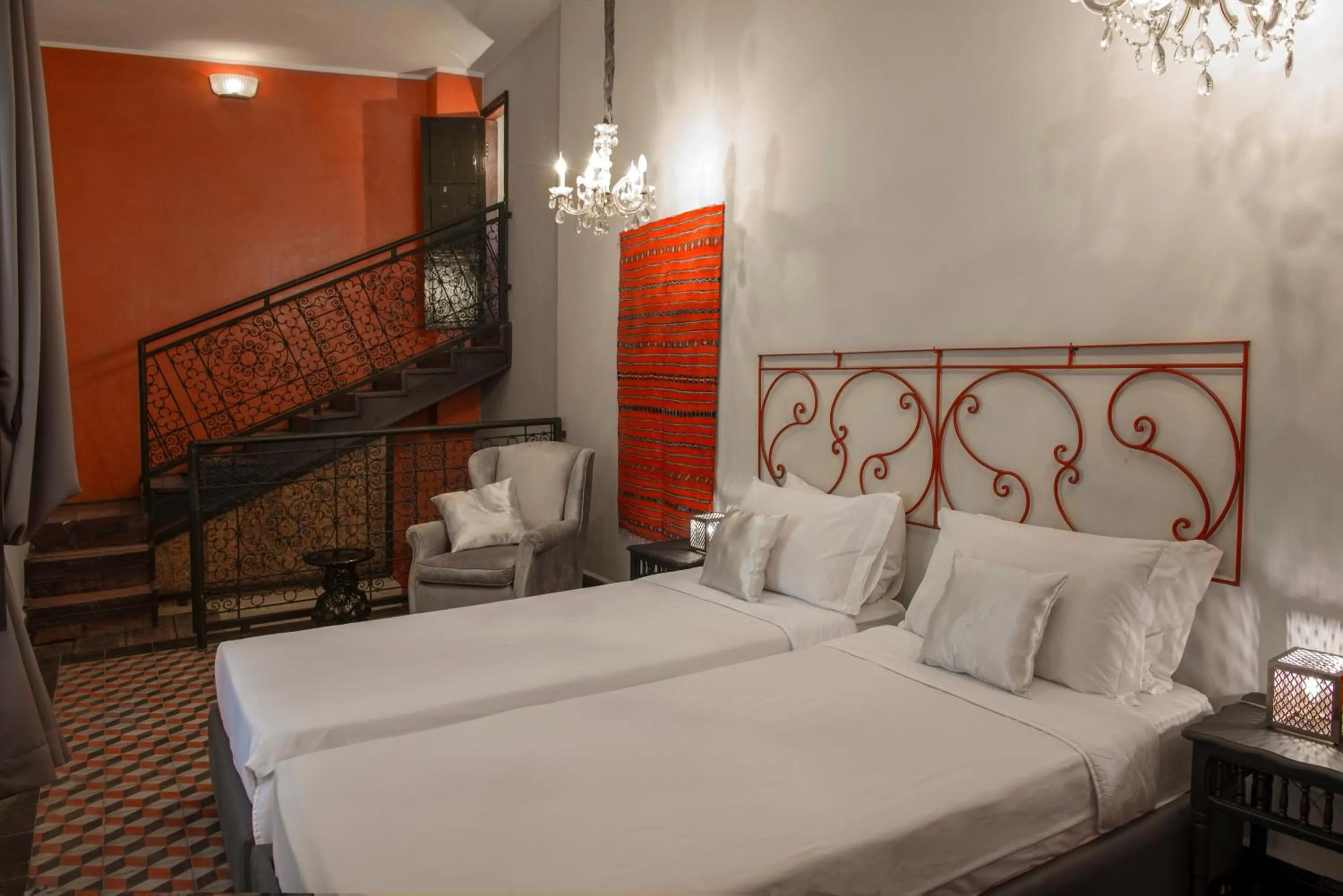 Bed in Riad Palais Bahia Fes