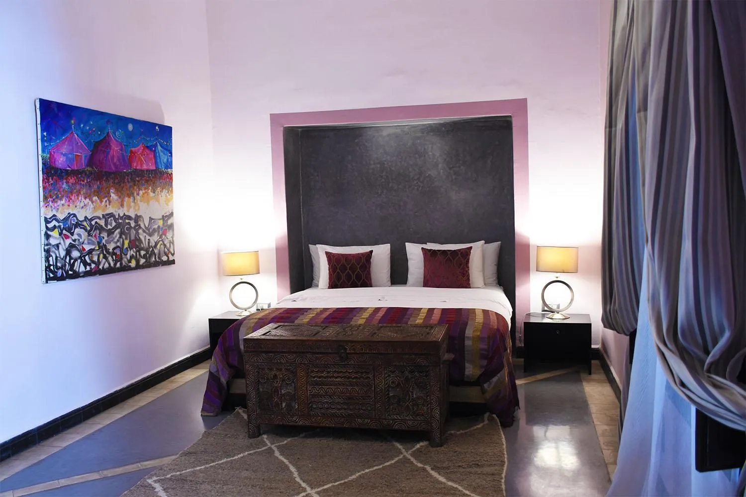 Bed in Riad Palais Bahia Fes