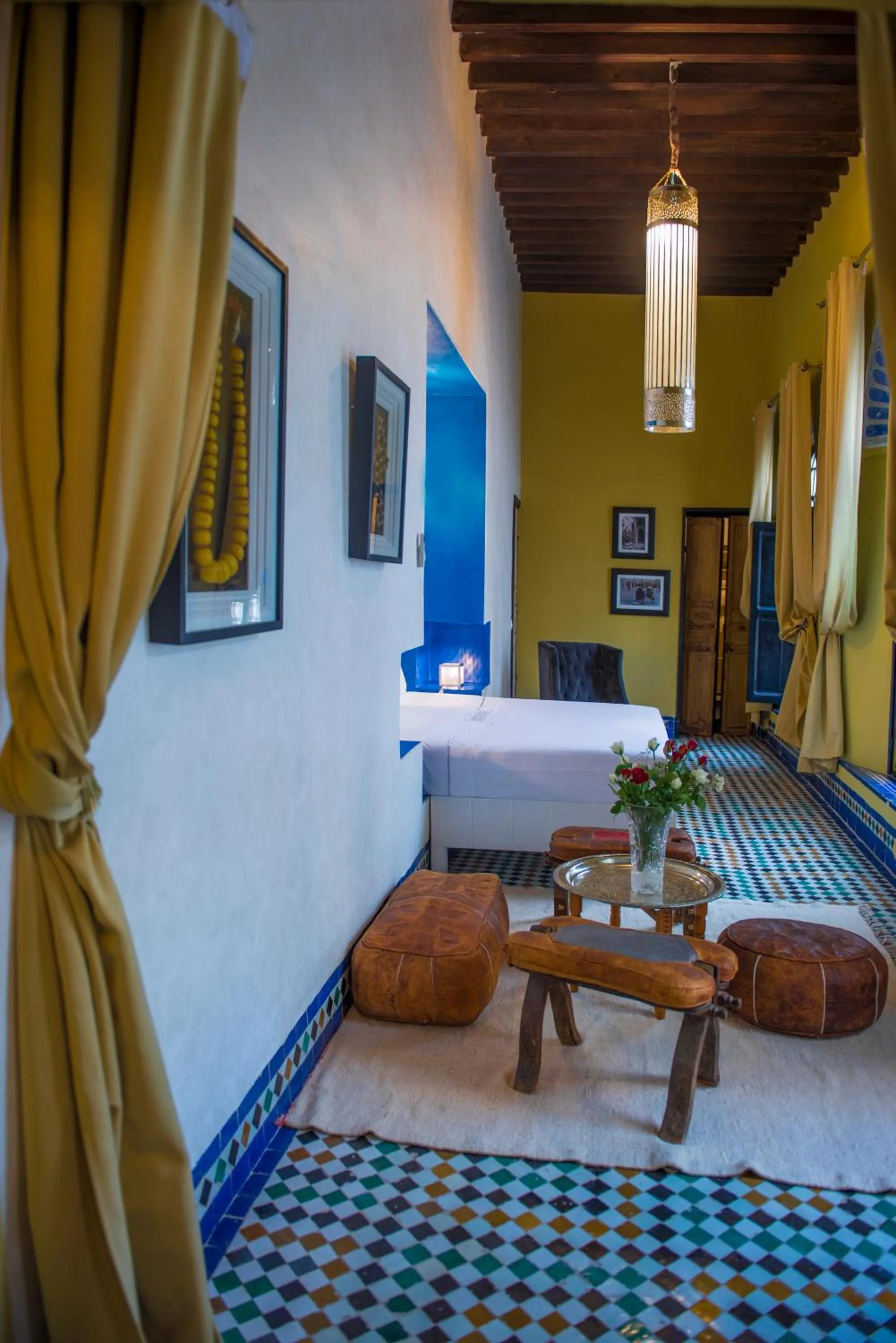 Bed in Riad Palais Bahia Fes