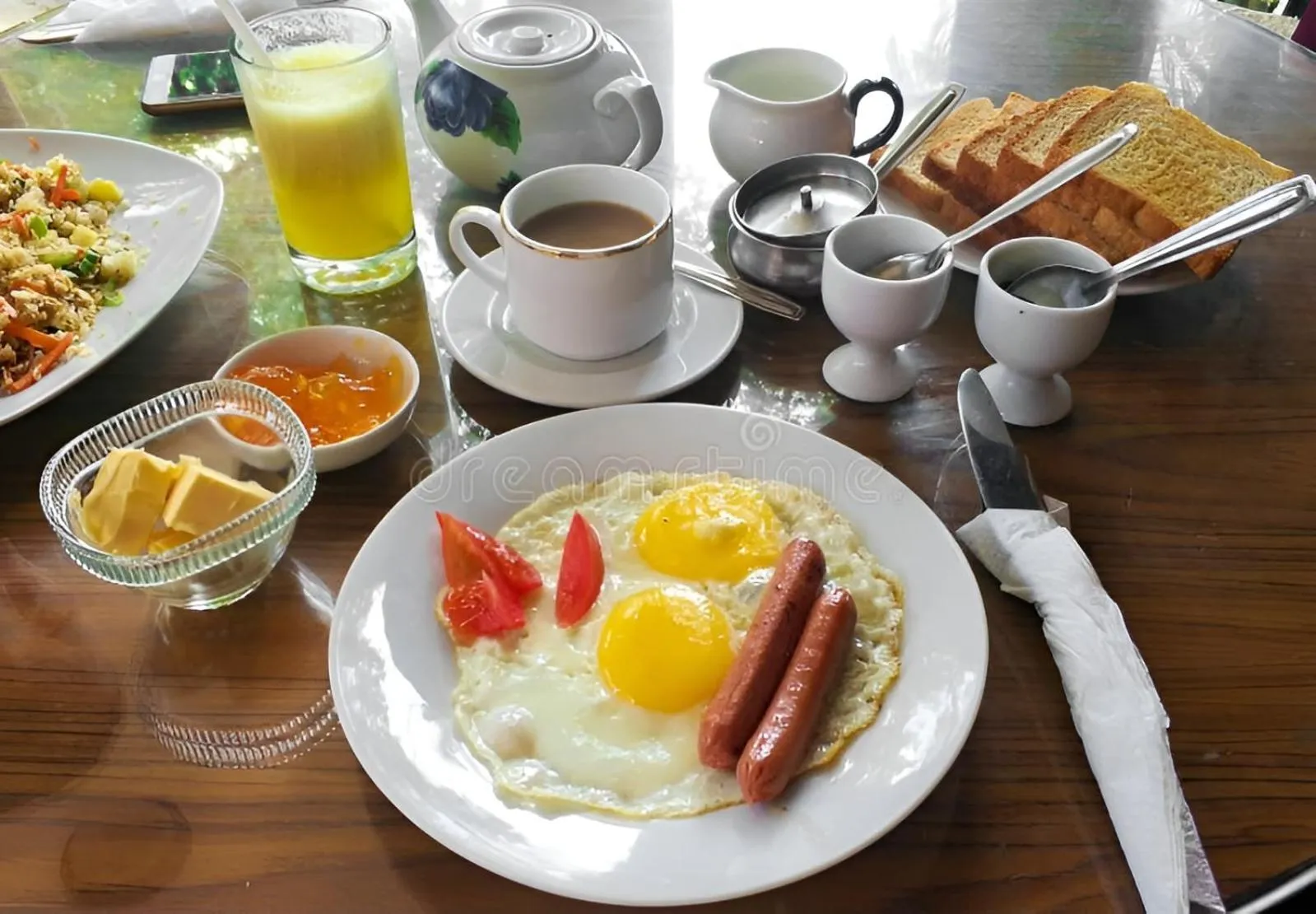 Breakfast in Blowhole Unawatuna