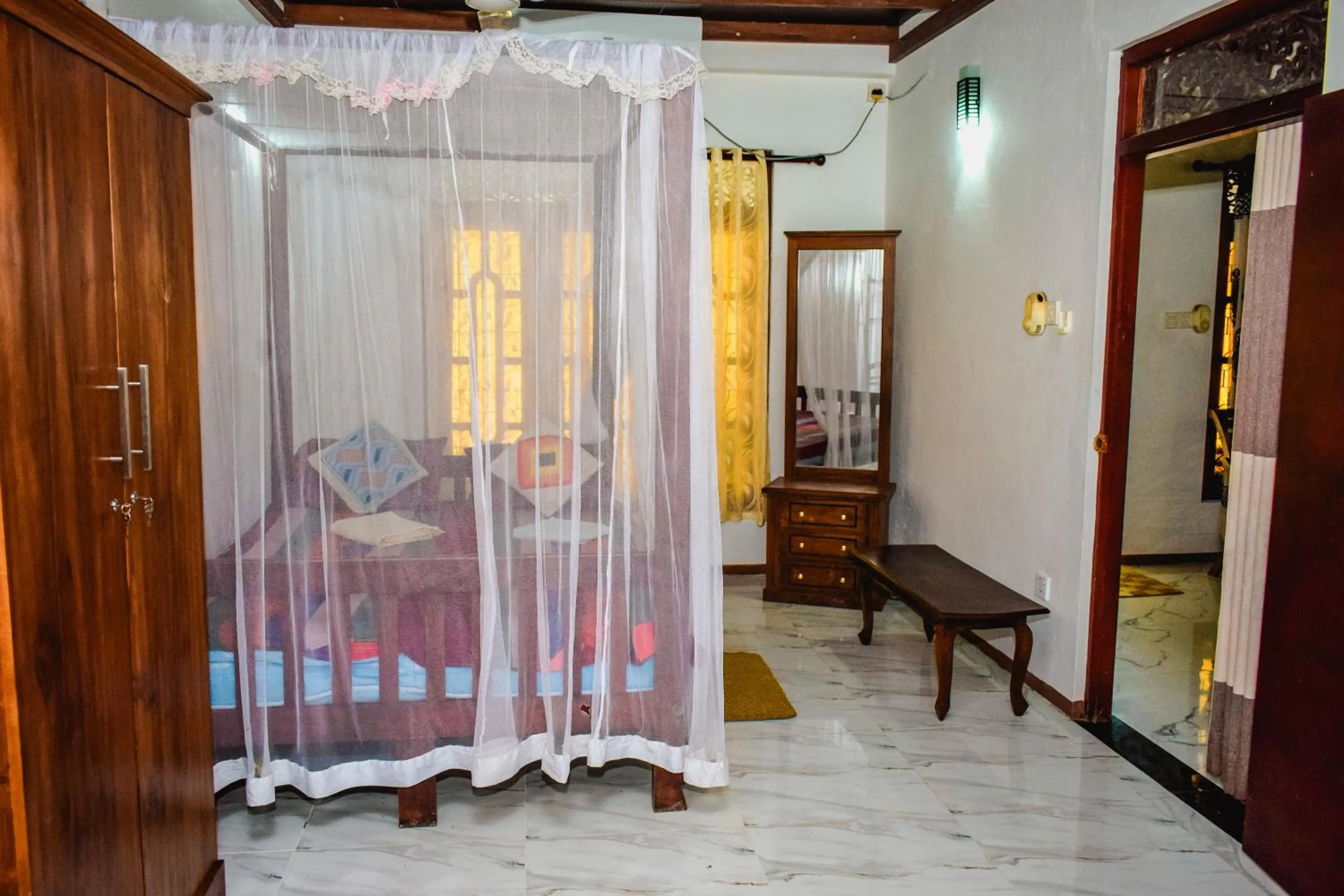 Bed in Blowhole Unawatuna