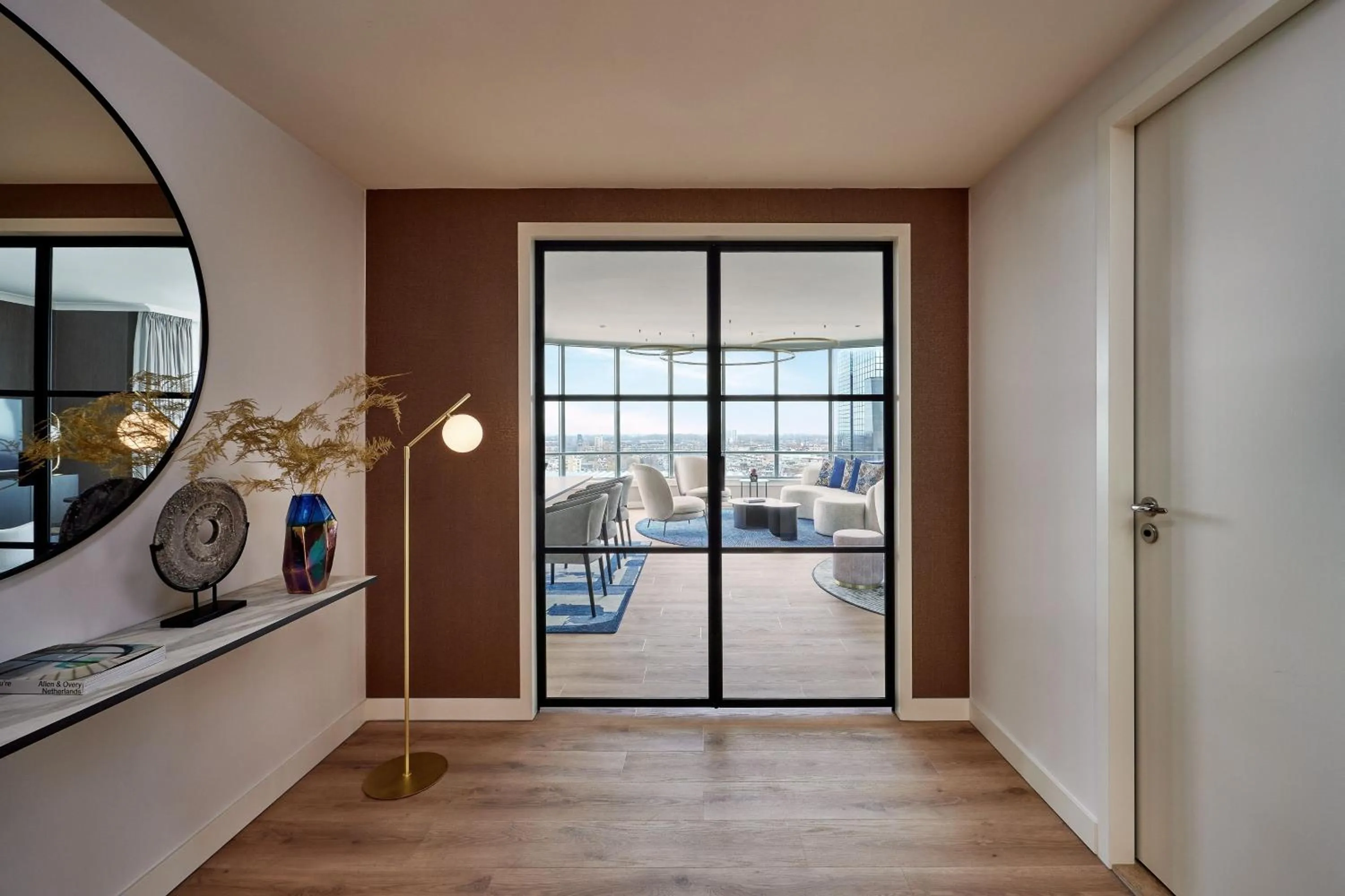 Photo of the whole room in Rotterdam Marriott Hotel