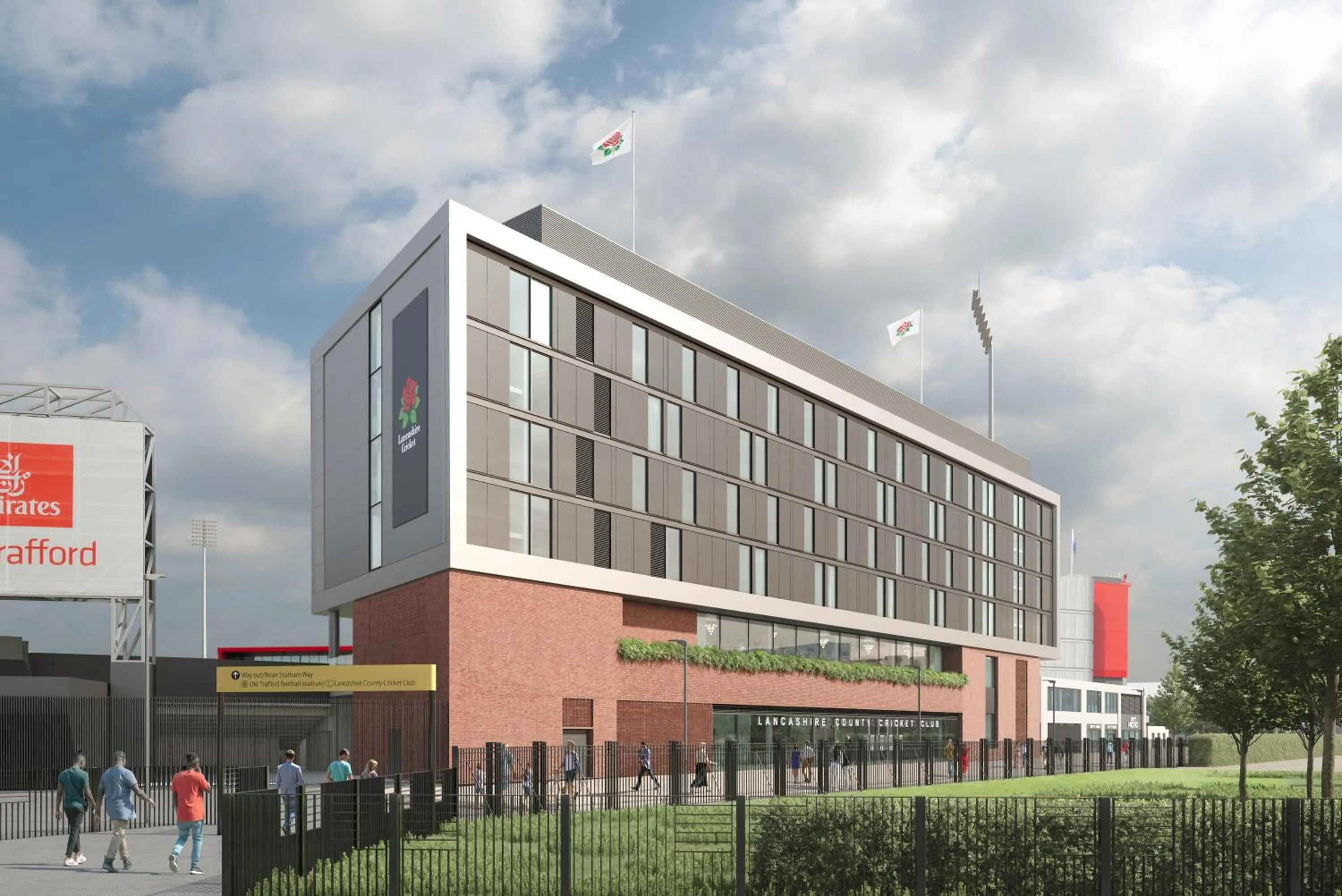 Property building in Hilton Garden Inn Manchester Emirates Old Trafford