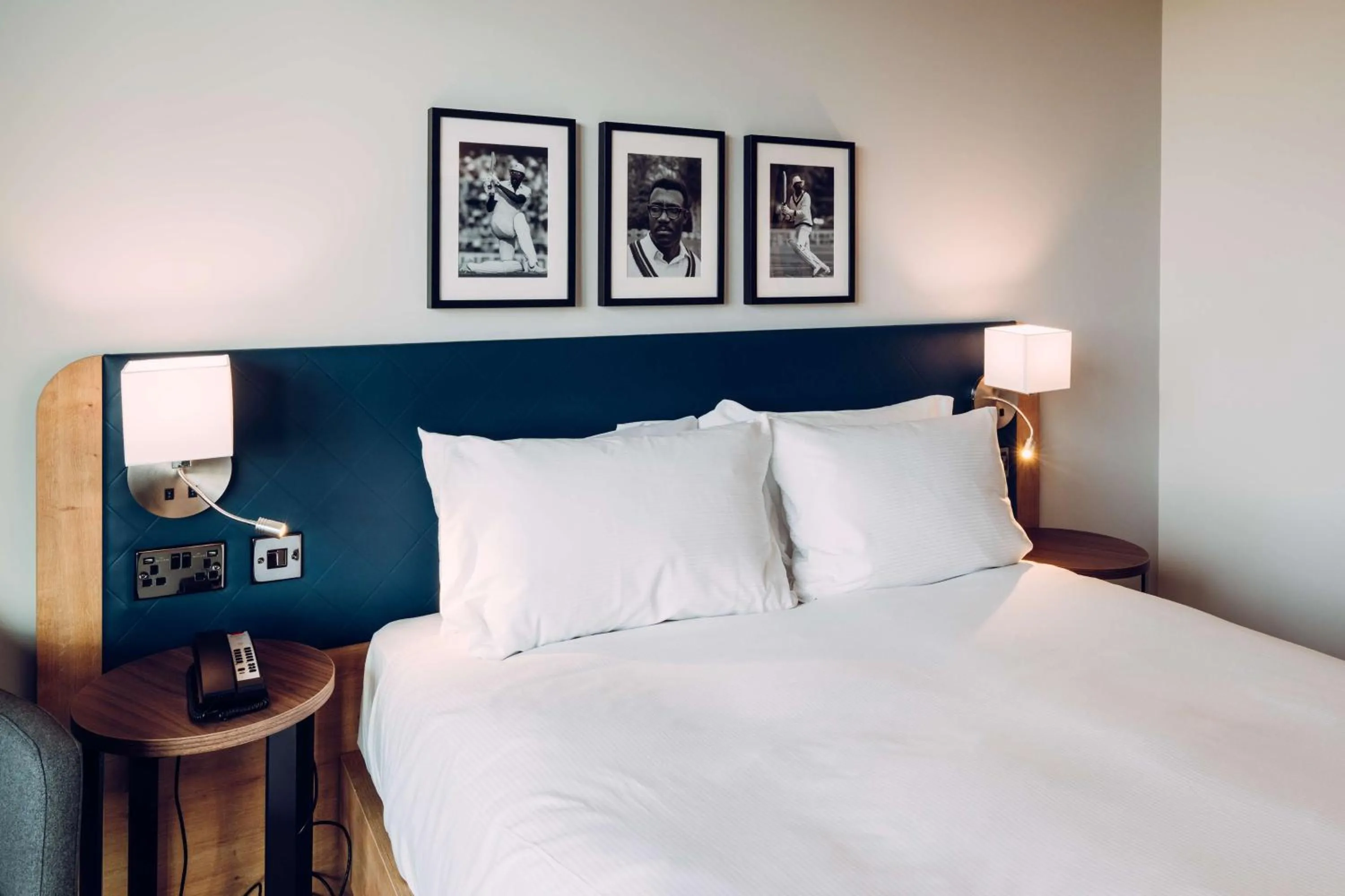 Bed in Hilton Garden Inn Manchester Emirates Old Trafford